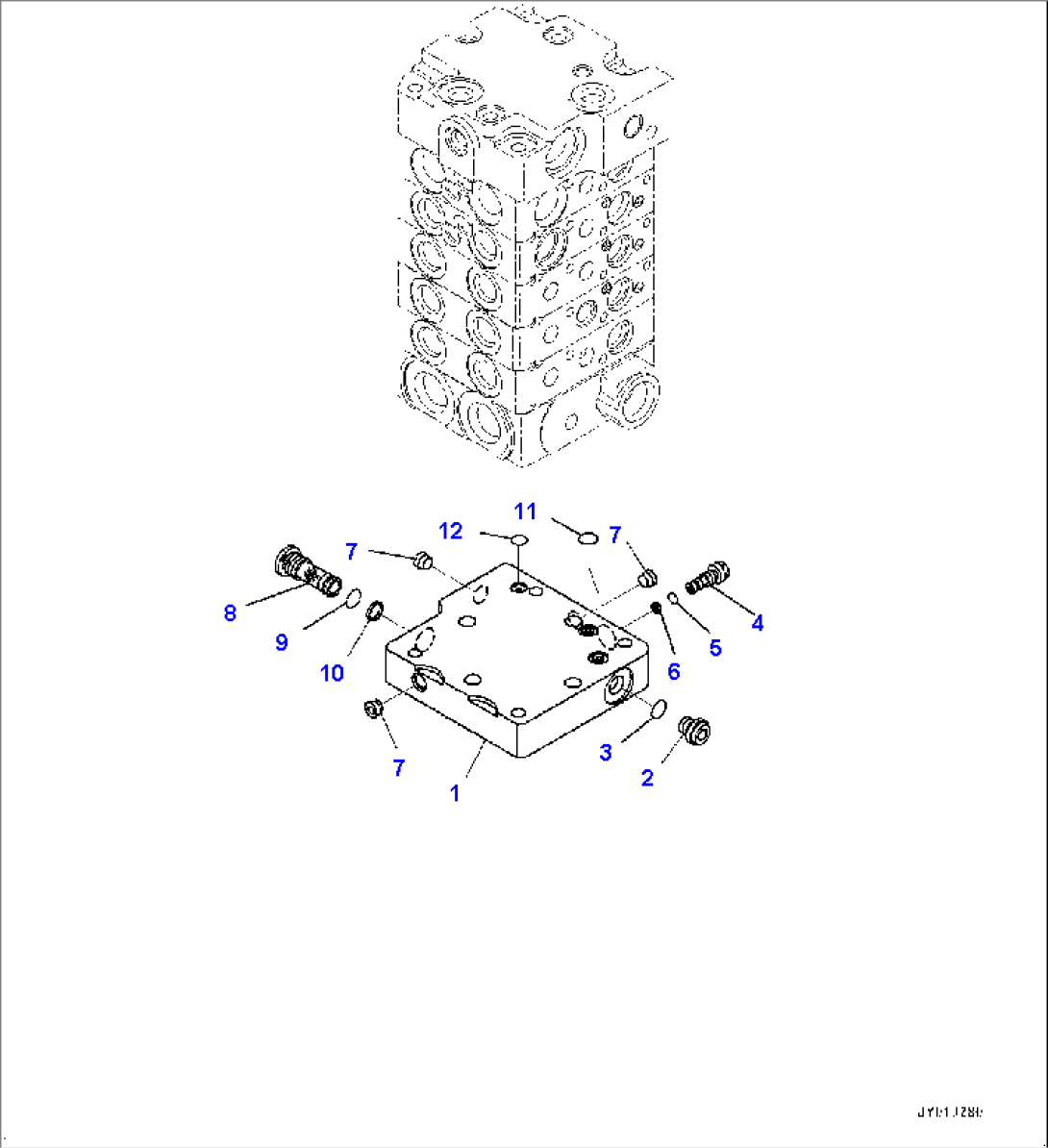 Control Valve, 5-Spool (6/11) (#80179-)