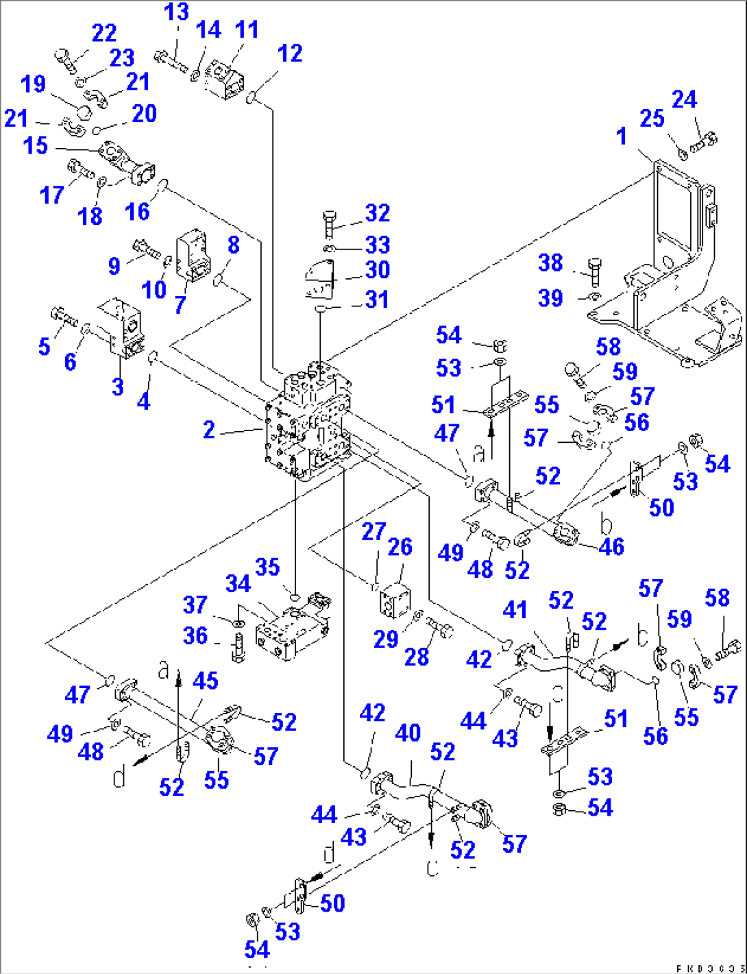 RIPPER VALVE AND PIPING (WITH RIPPER)