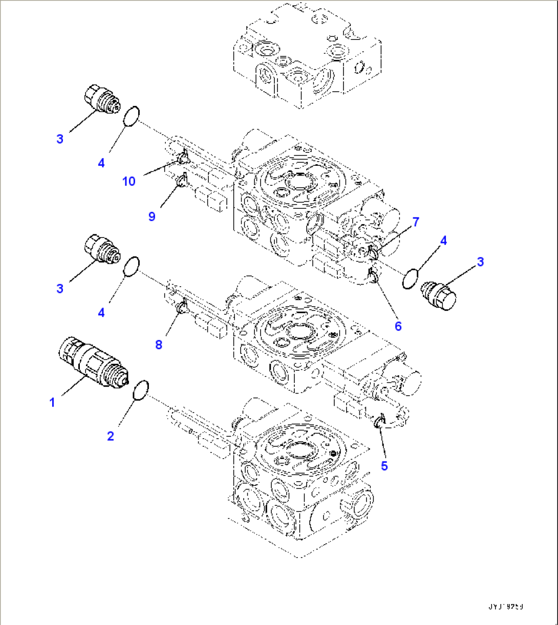 Control Valve, 4-Valve (9/9) (#10001-)
