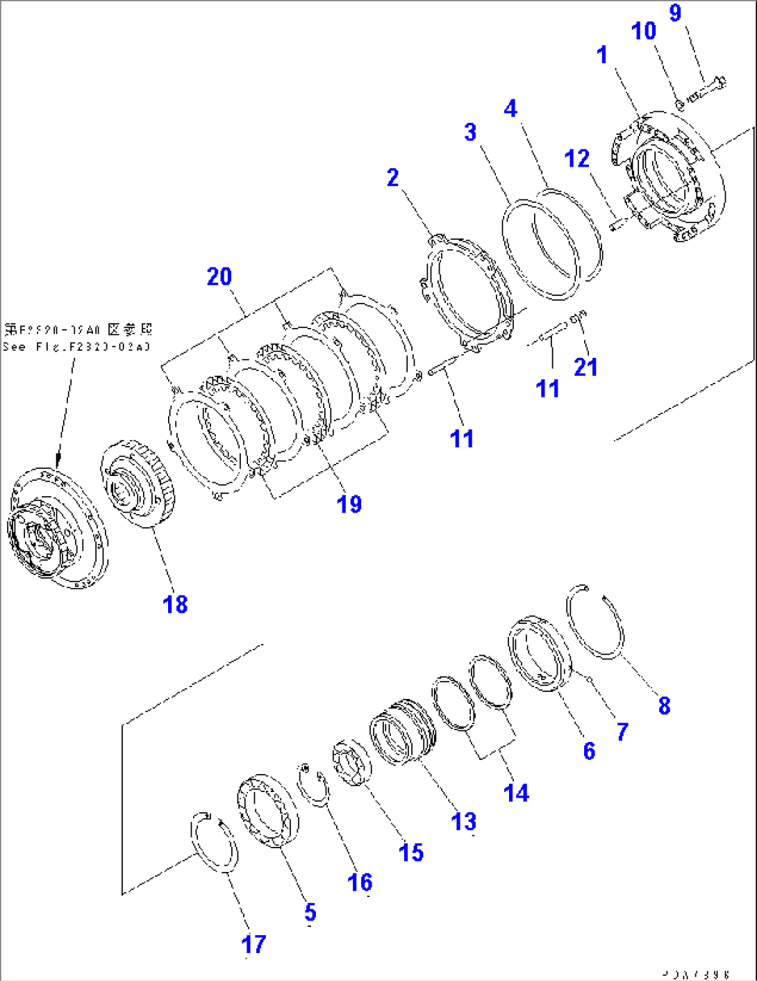 TRANSMISSION (1ST CLUTCH)