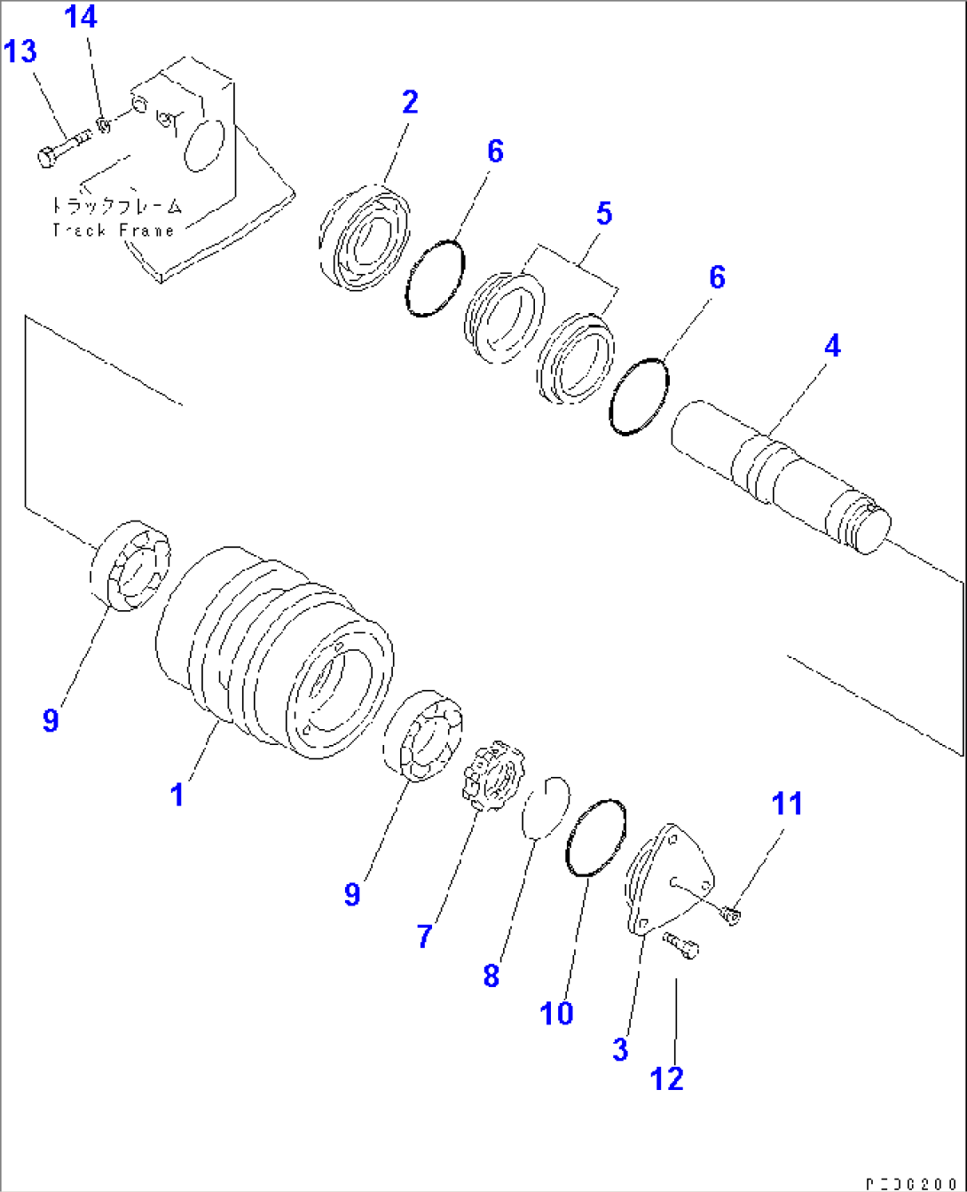 CARRIER ROLLER(#30249-)