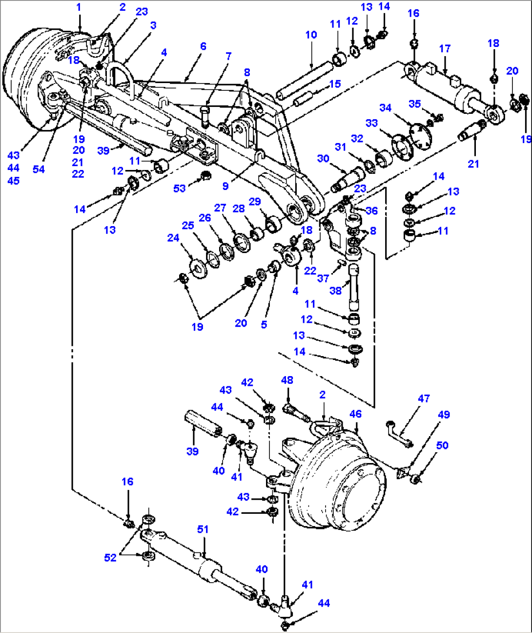 AWD FRONT AXLE S/N 200417 THRU 201065