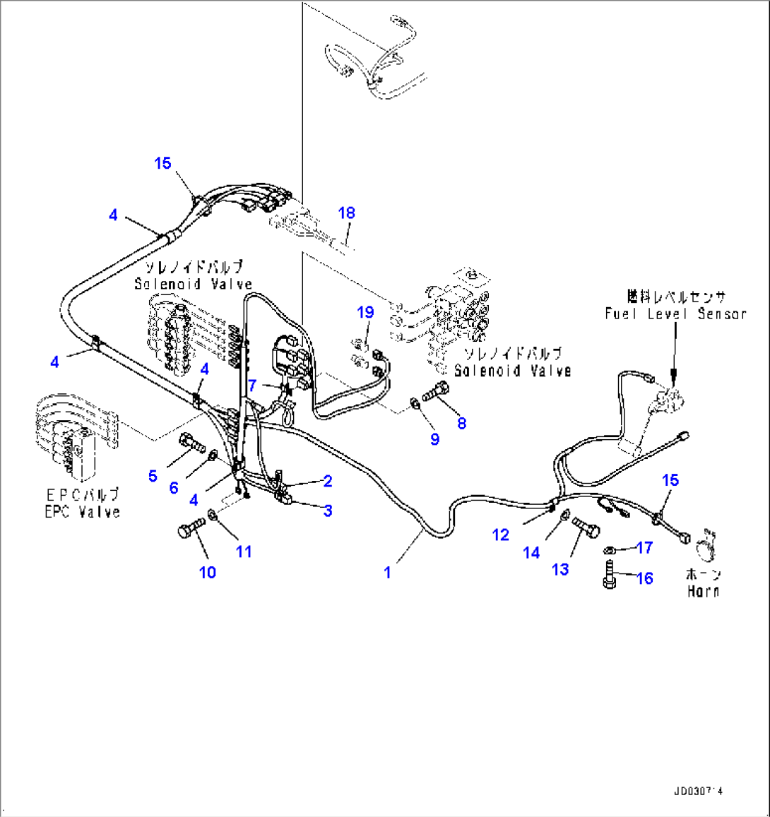 Electric Wiring Harness, Valve Wiring Harness (#2616-)