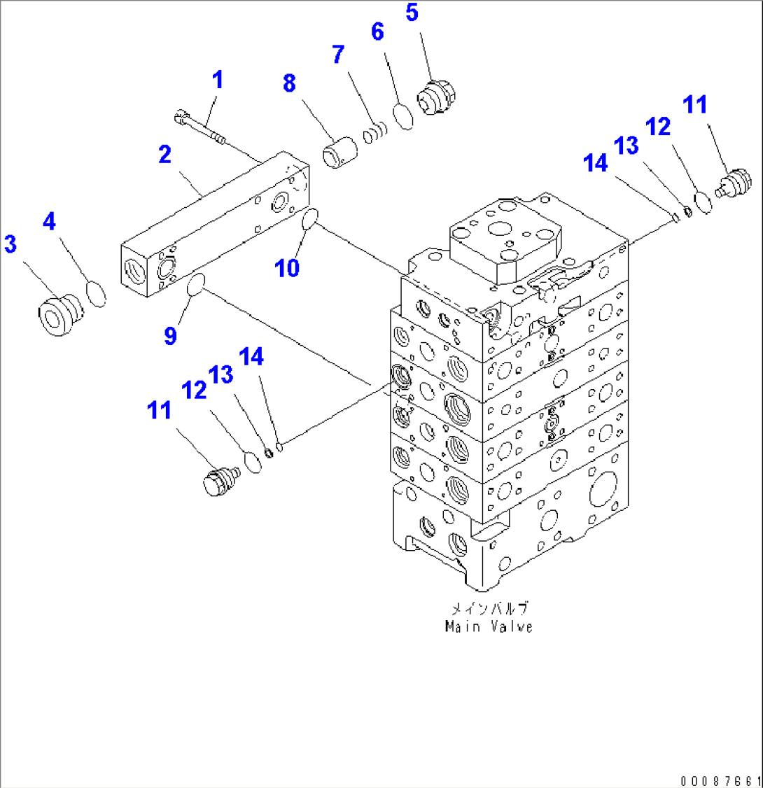 MAIN VALVE (3/9)(#55001-)