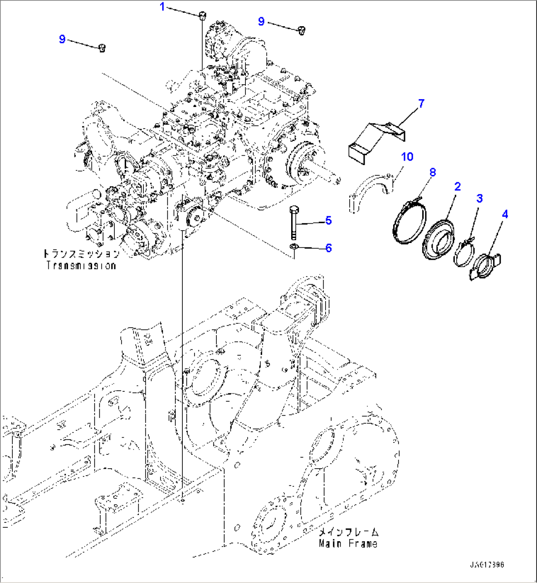 Power Train Mounting (#22083-)