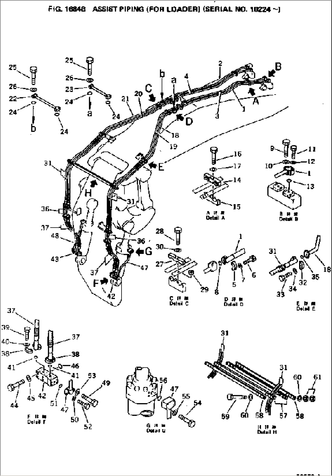 ASSIST PIPING (FOR LOADER)(#10224-)