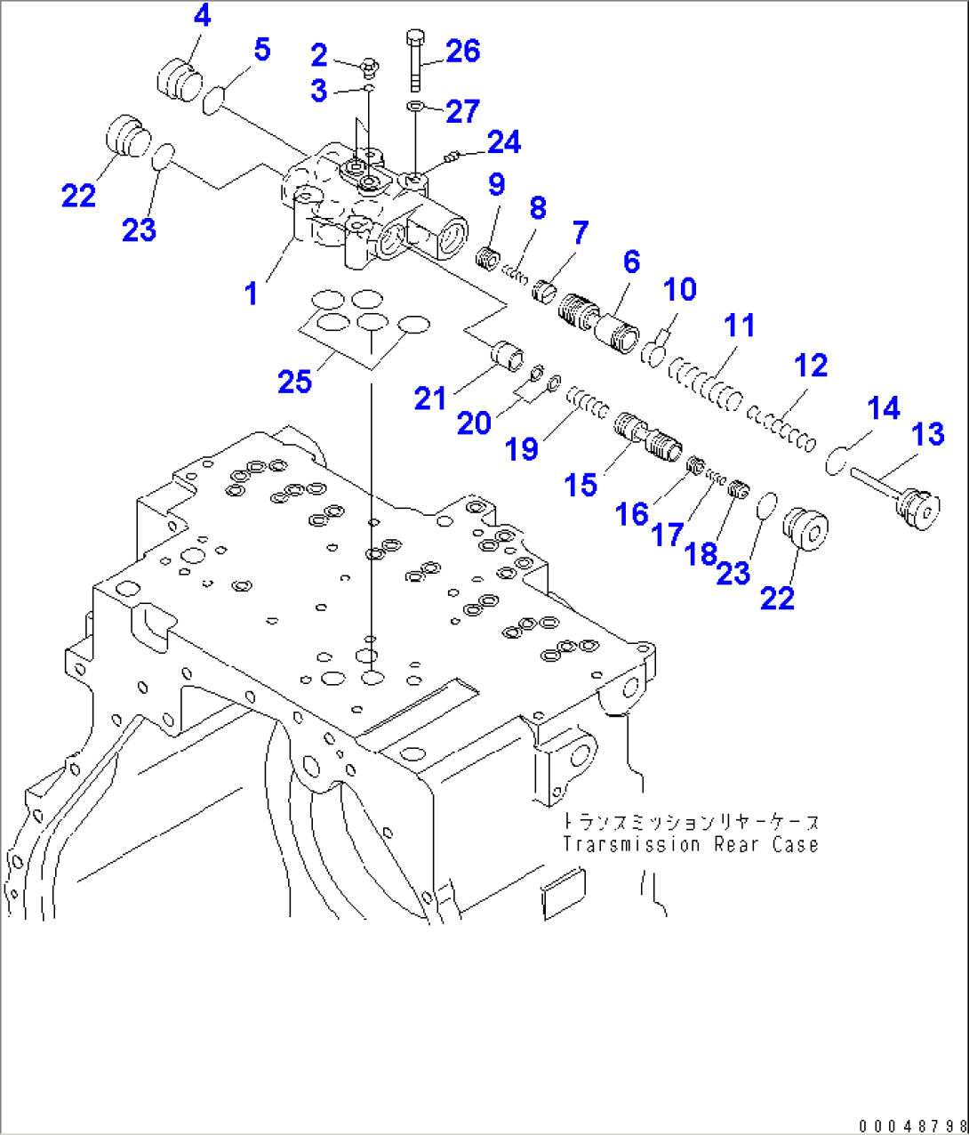 CONTROL VALVE (MAIN RELIEF VALVE)(#2001-)