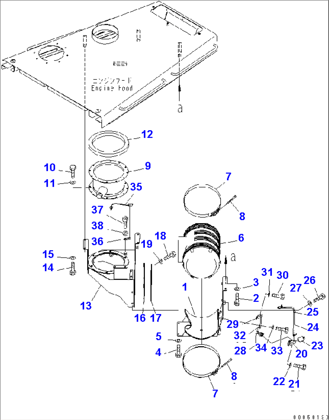 ENGINE HOOD AND SIDE COVER (AIR CLEANER FILTER)