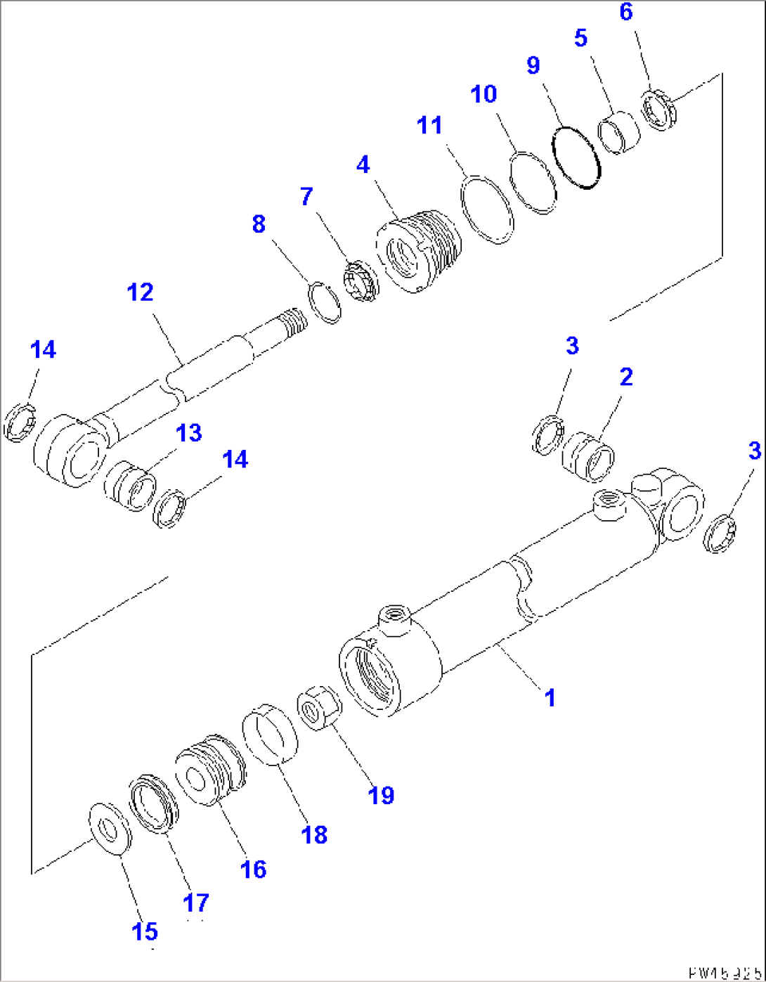 SLIDE CYLINDER (FOR MULTI BLADE SLIDE TYPE)(#53001-55000)