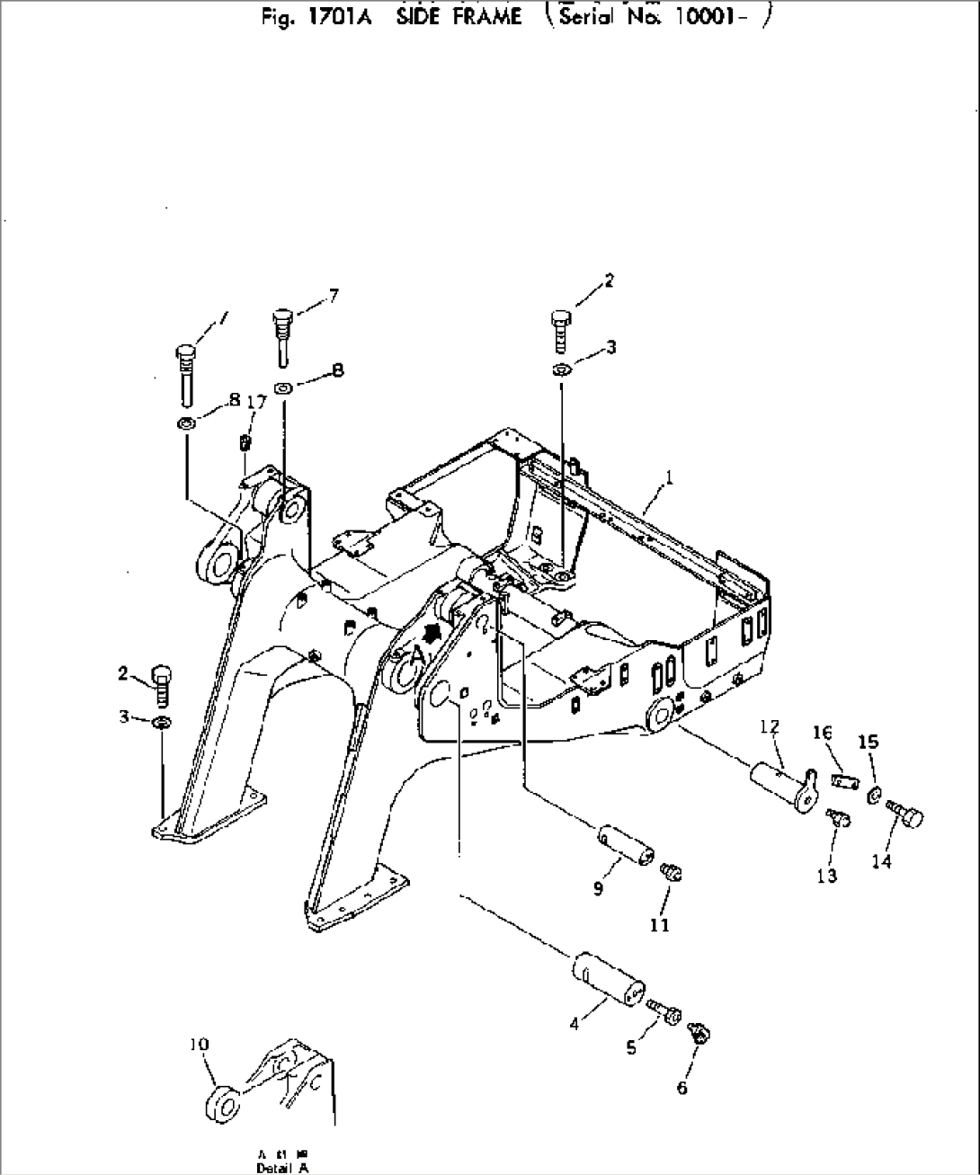 SIDE FRAME(#10001-)