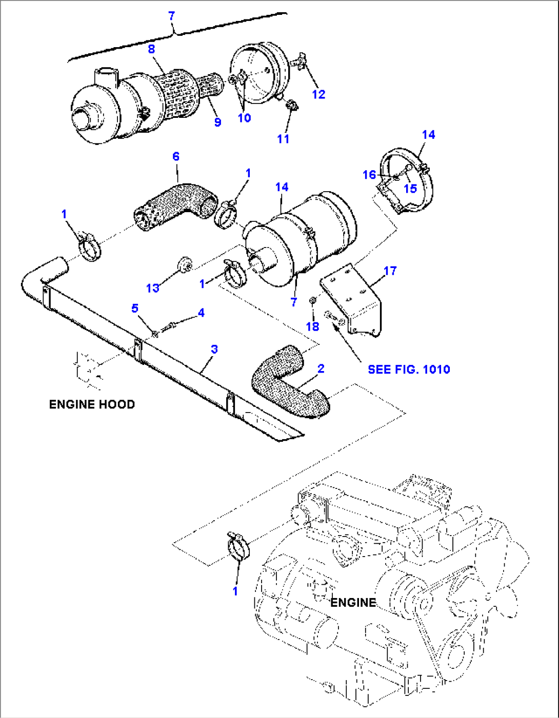 AIR CLEANER AND MOUNTING