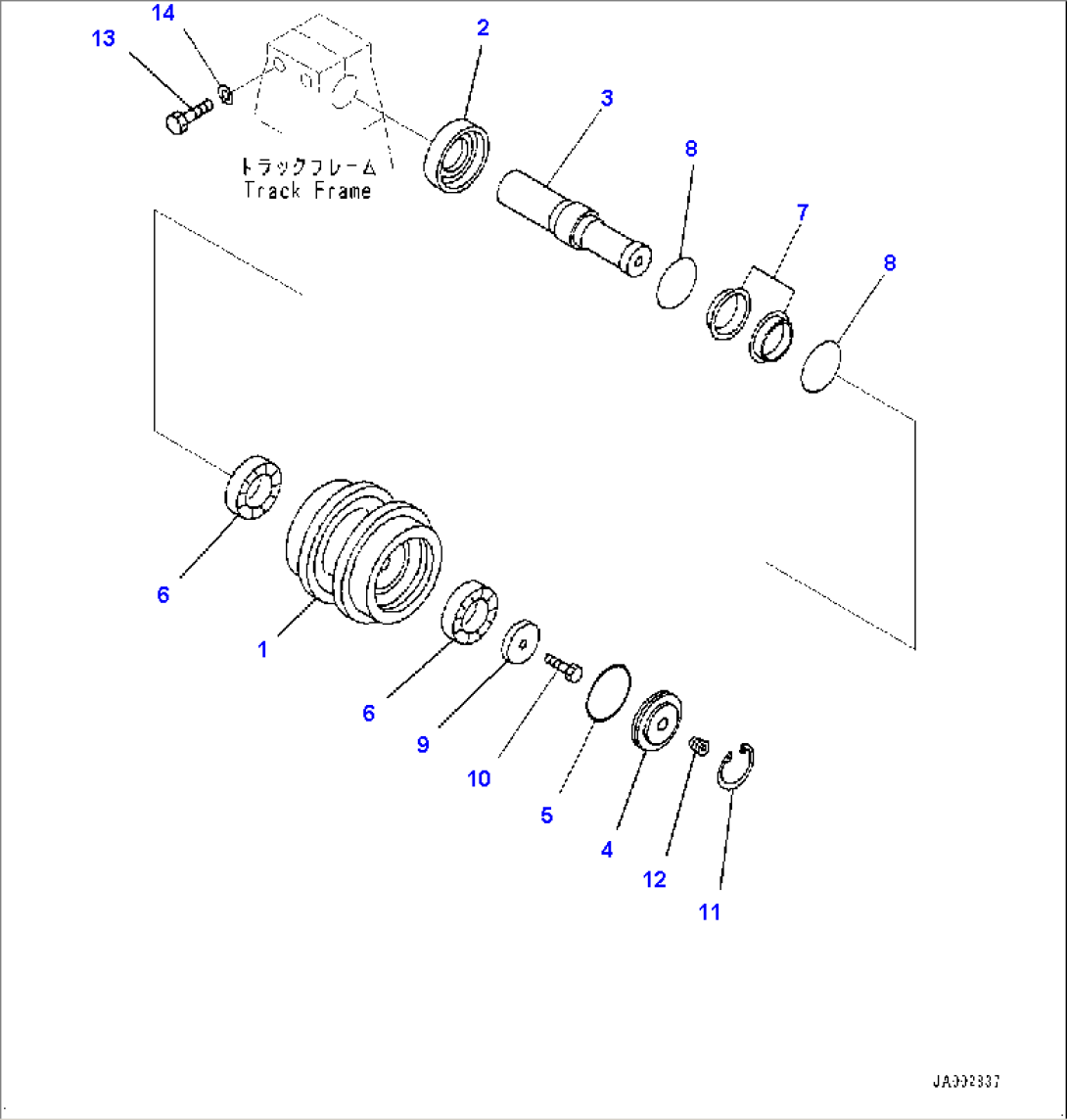 Carrier Roller (#80001-)