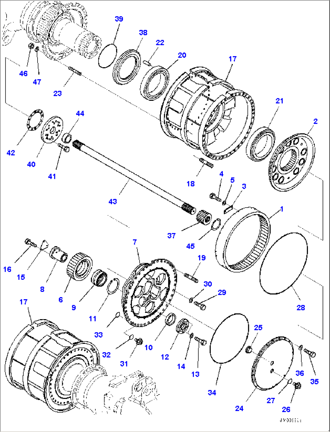 Rear Axle, Final Drive (#80138-)