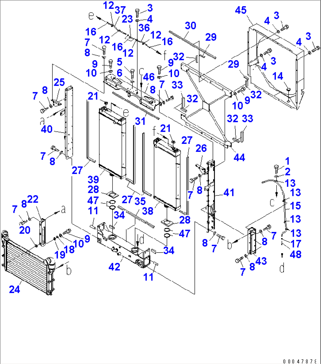 RADIATOR (RADIATOR)(#55001-)