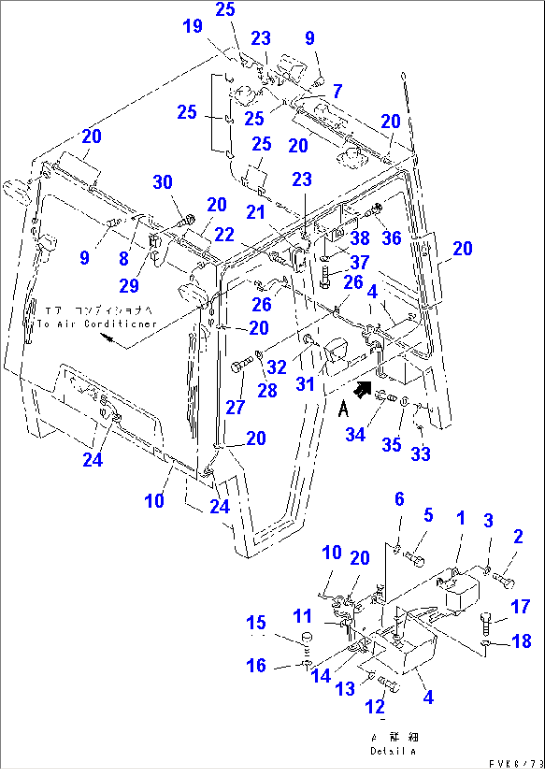 STEEL CAB (ELECTRICAL SYSTEM) (6/6) (FOR JAPAN)(#3661-)