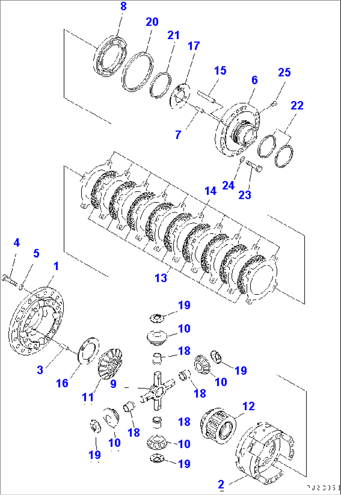 REAR AXLE (DIFFERENTIAL LOCK)