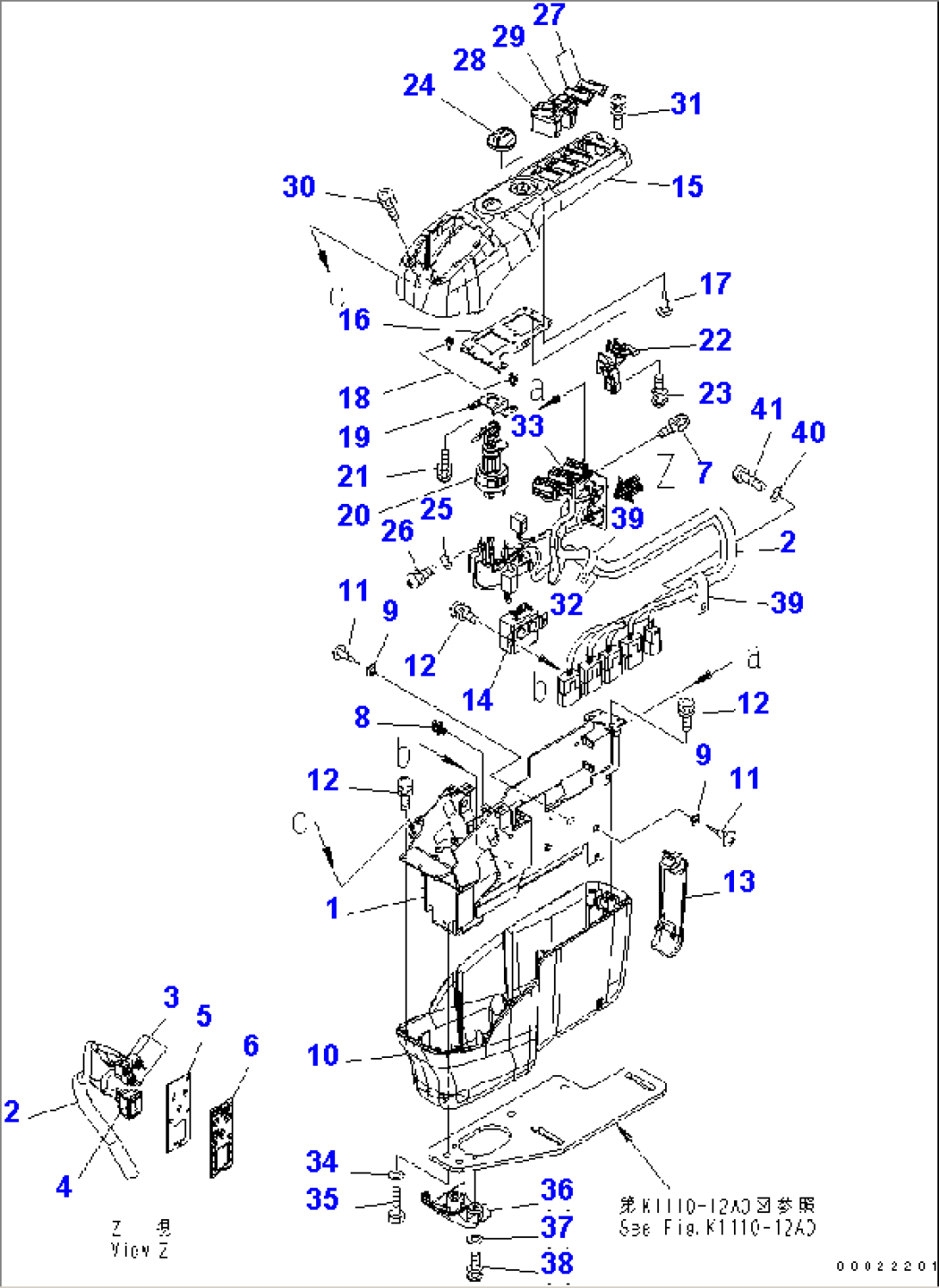 FLOOR (CONSOLE) (R.H.)