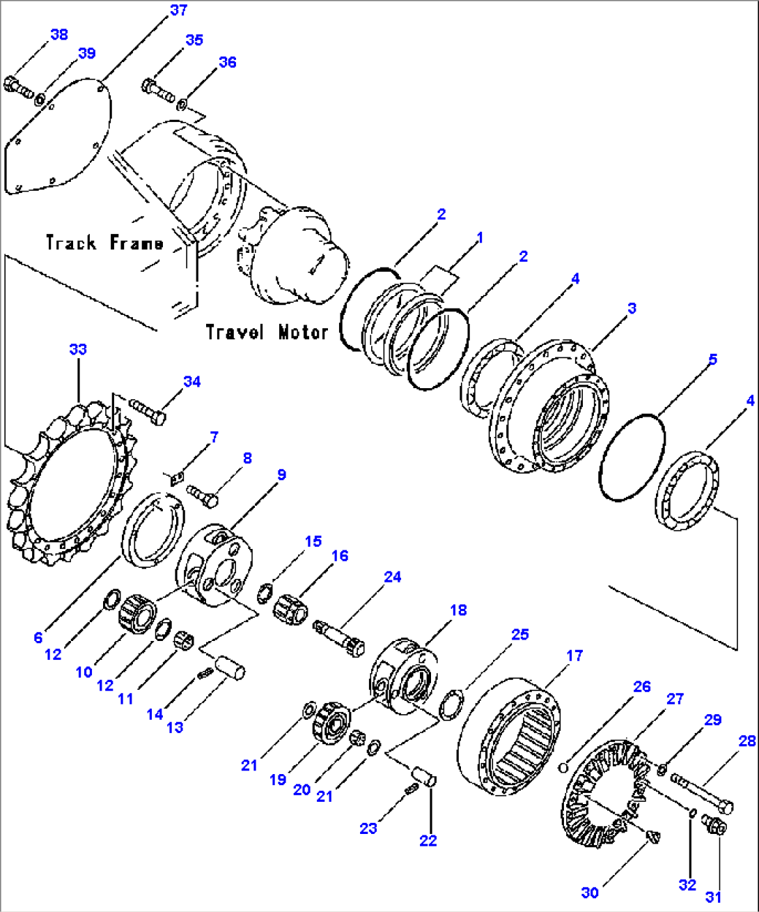 FIG NO. P1210-0101 FINAL DRIVE