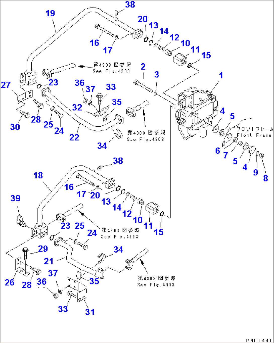 STEERING PIPING (1/2) (FOR PM CLINIC)