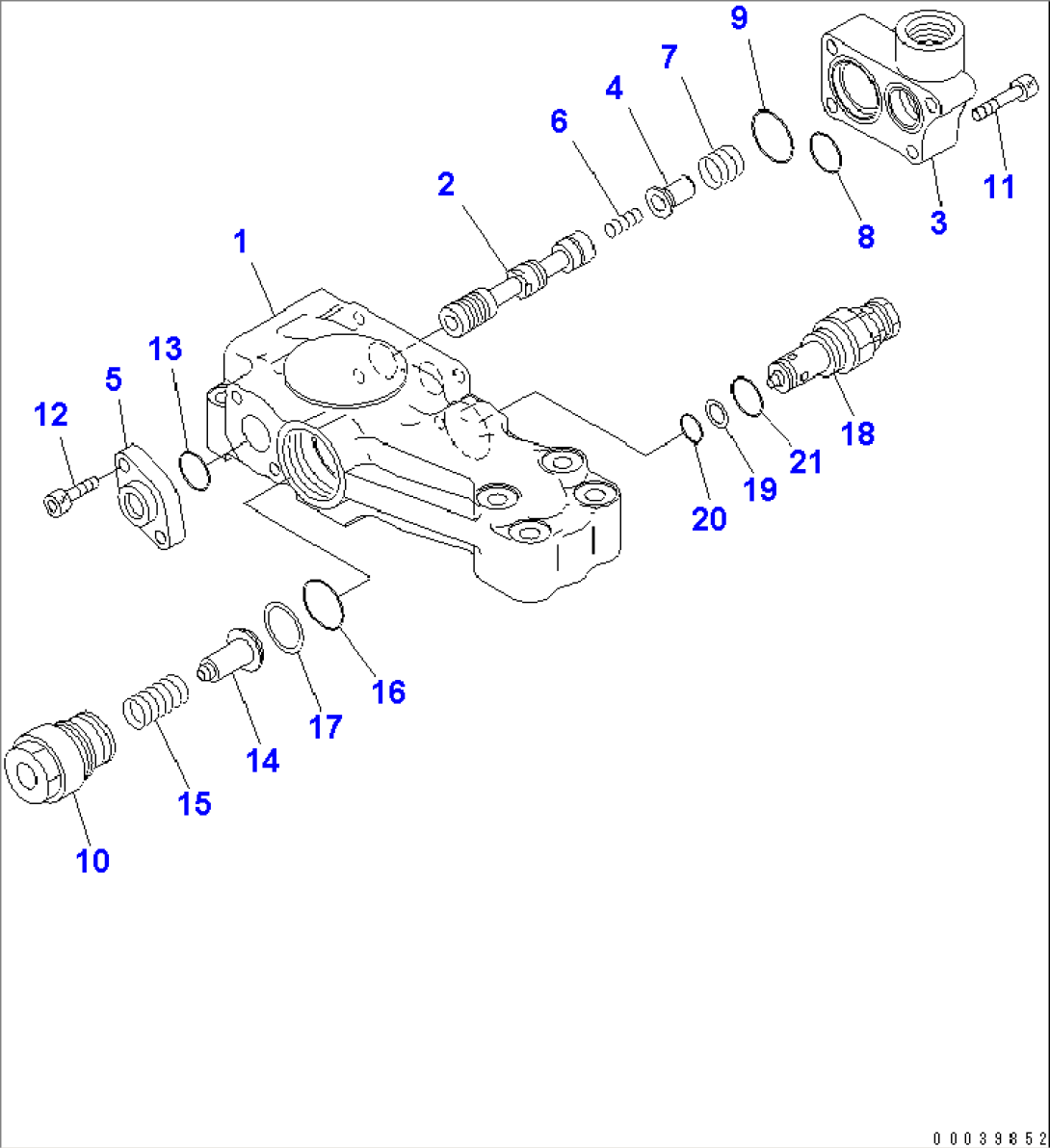 BURST VALVE (FOR BOOM CYLINDER)