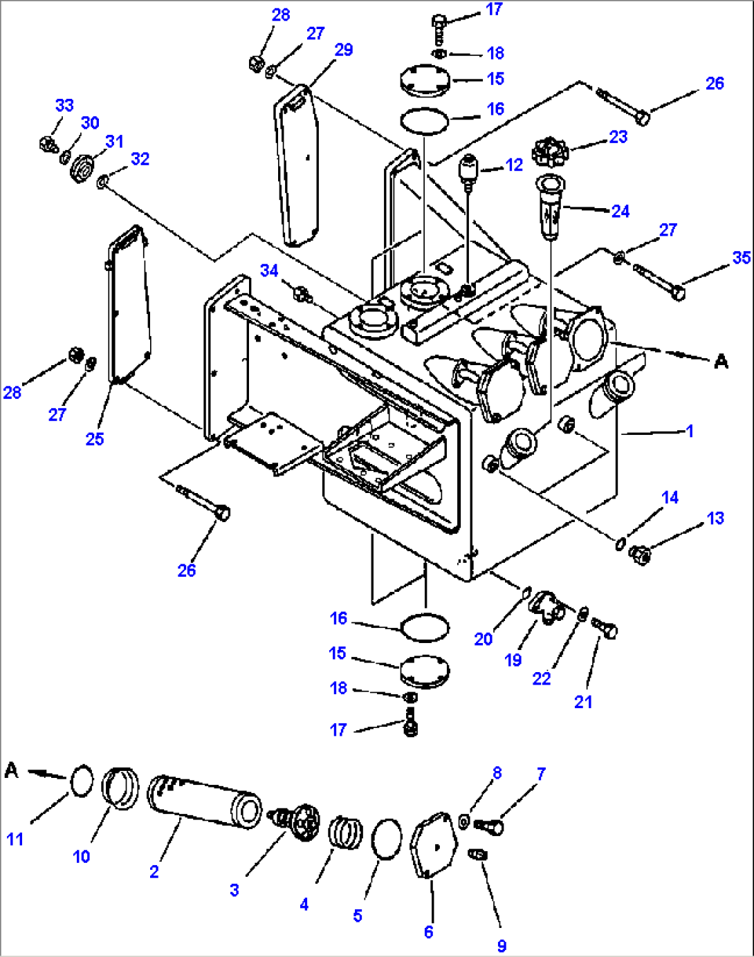 HYDRAULIC TANK ASSEMBLY