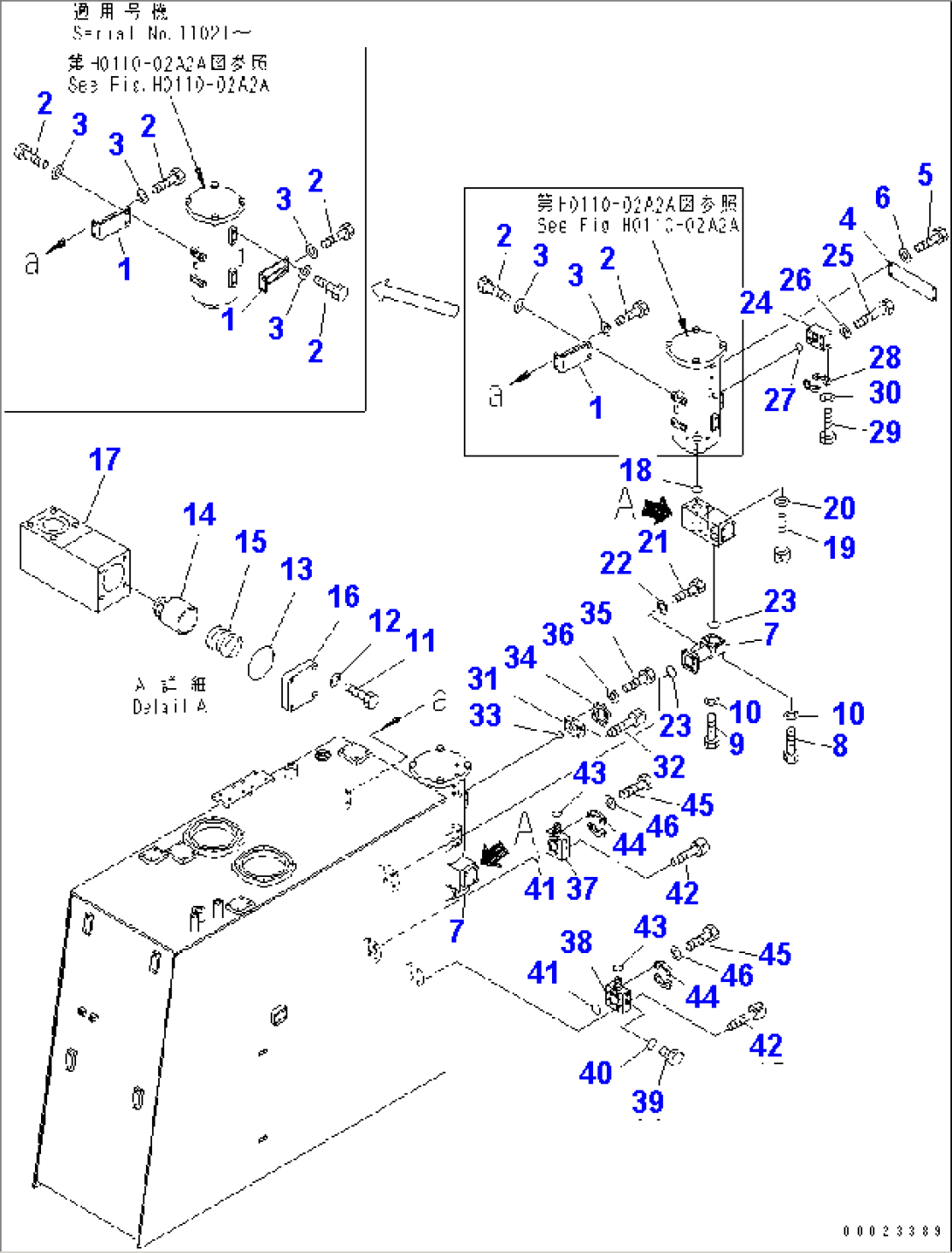HYDRAULIC TANK (VALVE)(#11002-)