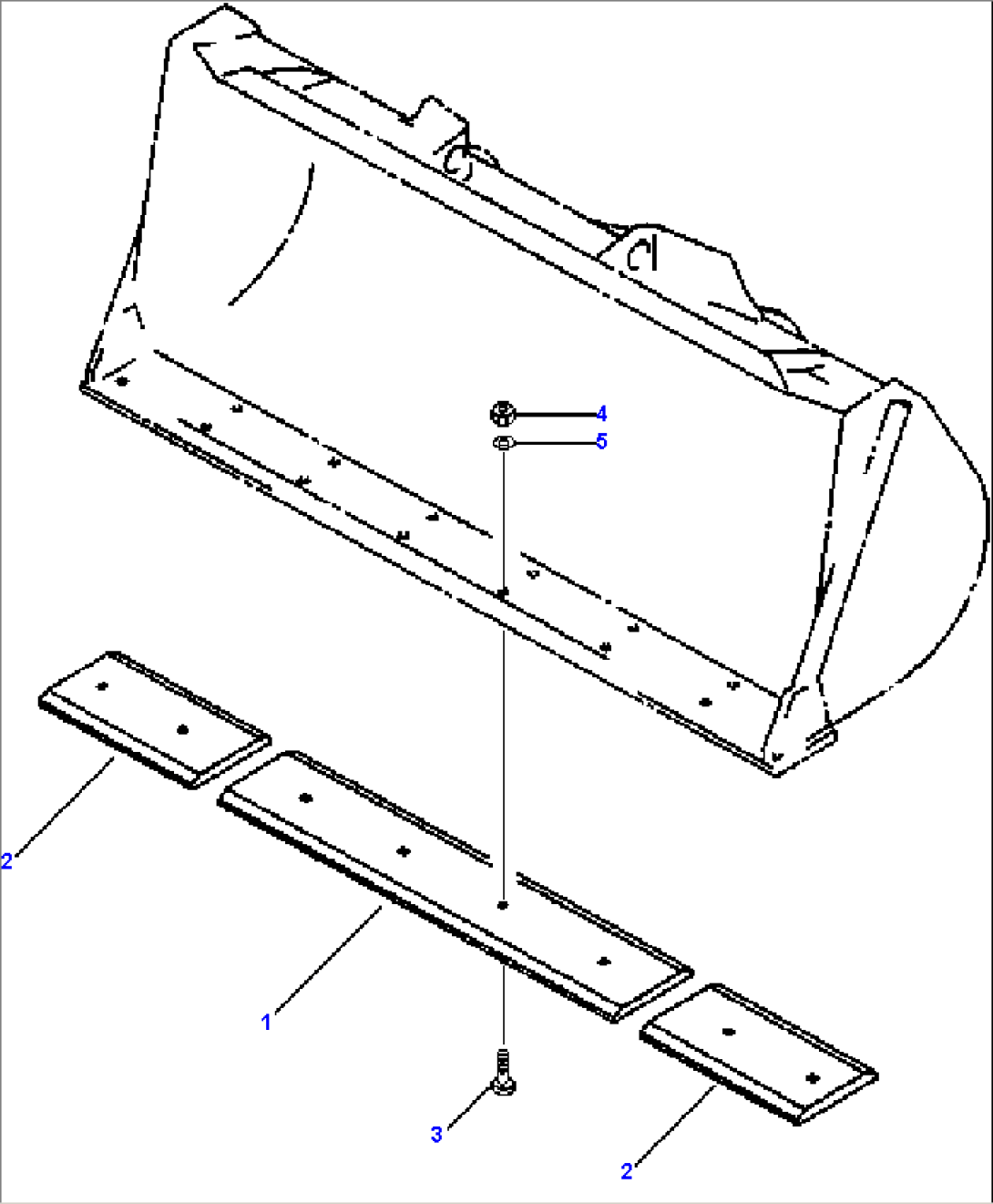 BOLT-ON CUTTING EDGE