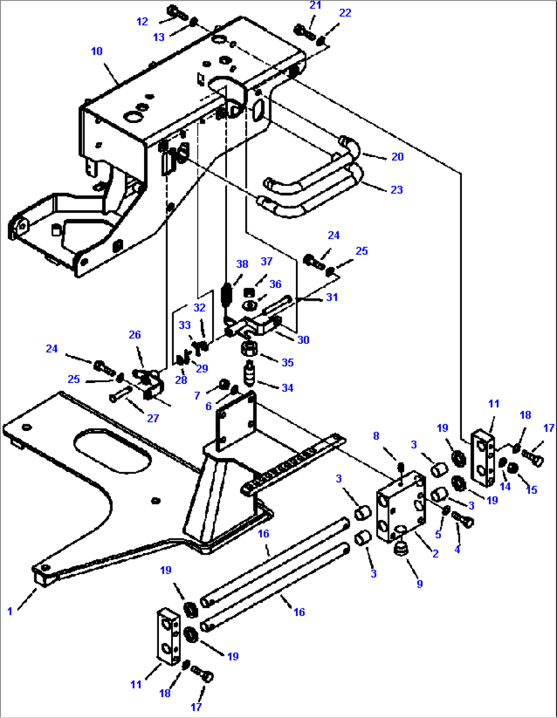 K0110-06A0 OPERATOR SEAT CONSOLE (JOYSTICK STEERING) (1/2)