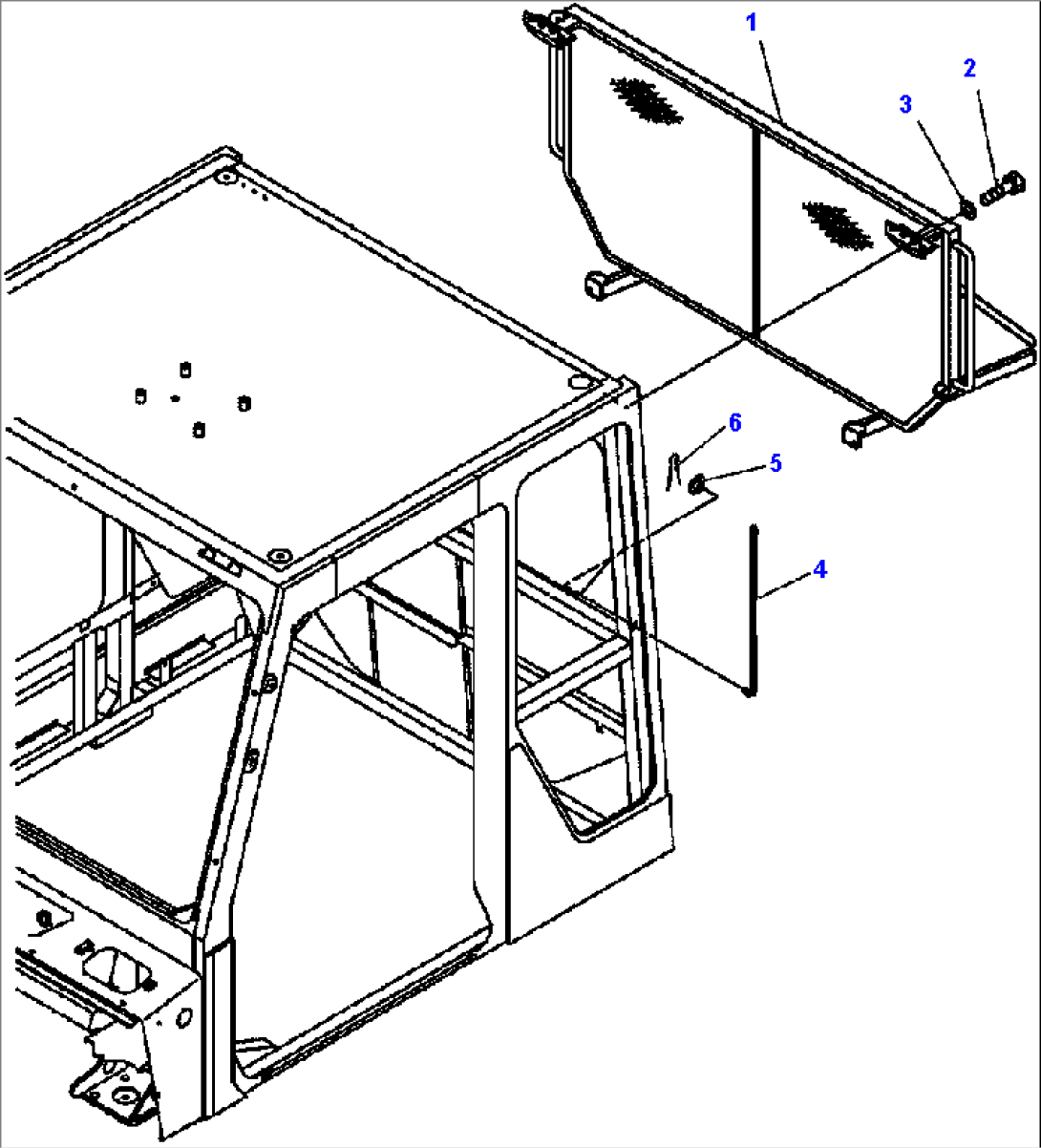 FIG. K3110-01A0 CAB GUARD