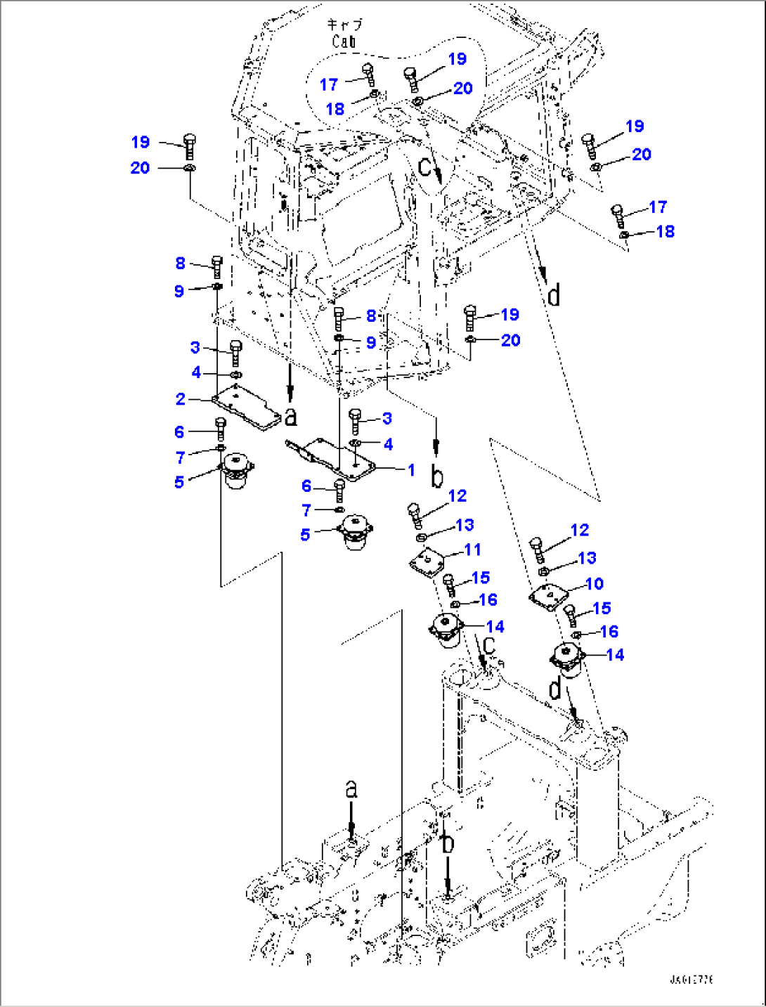 Floor Mounting (#40001-)
