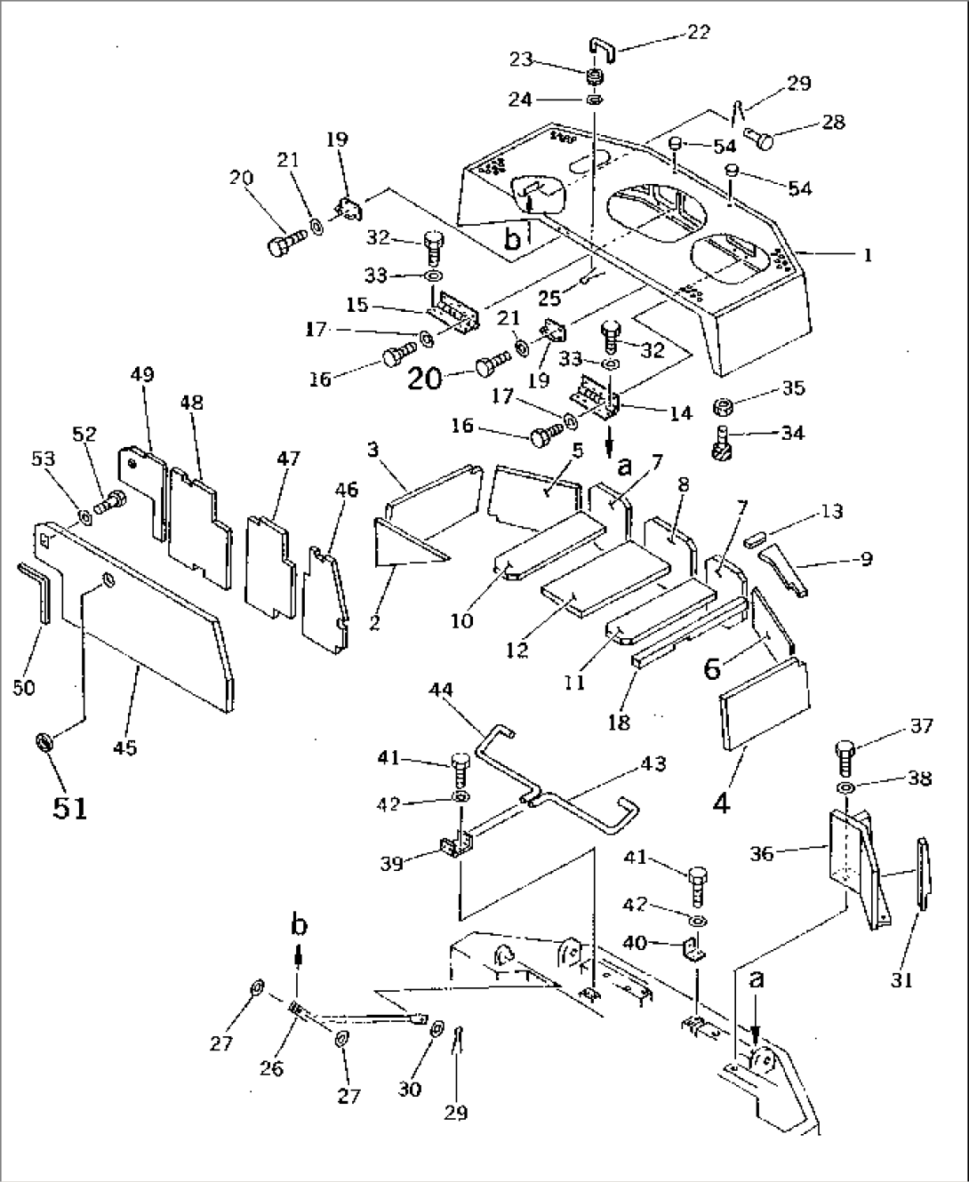 MACHINERY COMPARTMENT (2/4) (NOISE SUPPRESSION SPEC.)(#2301-)