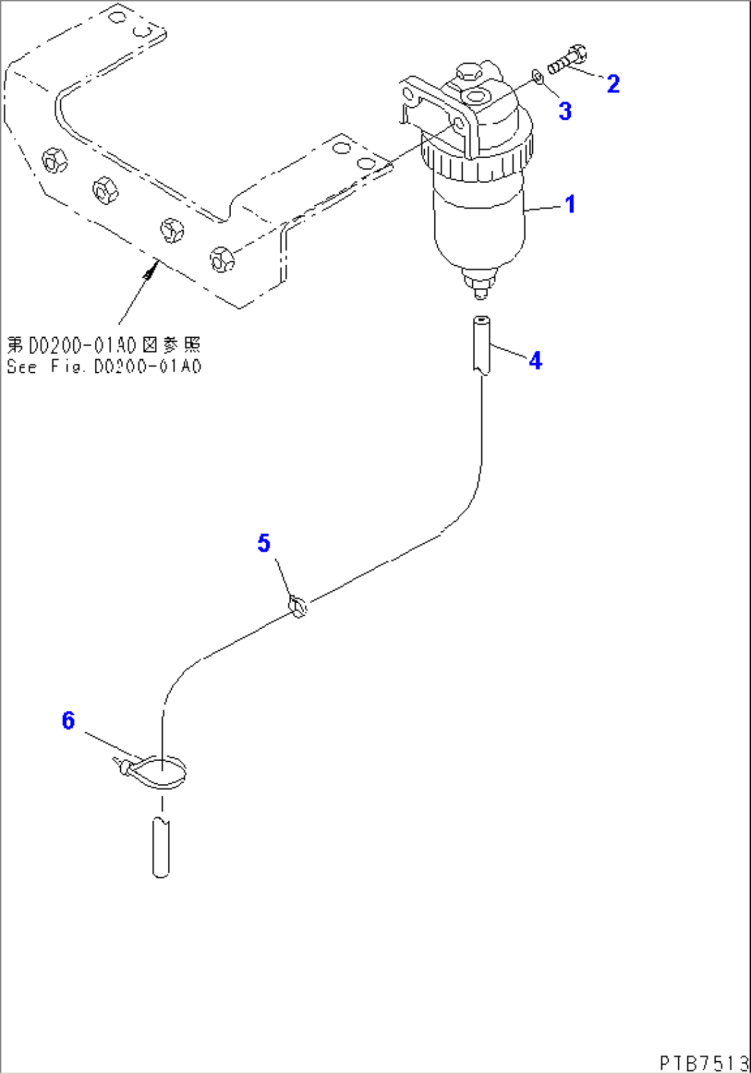 FUEL LINE (WATER SEPARATOR)