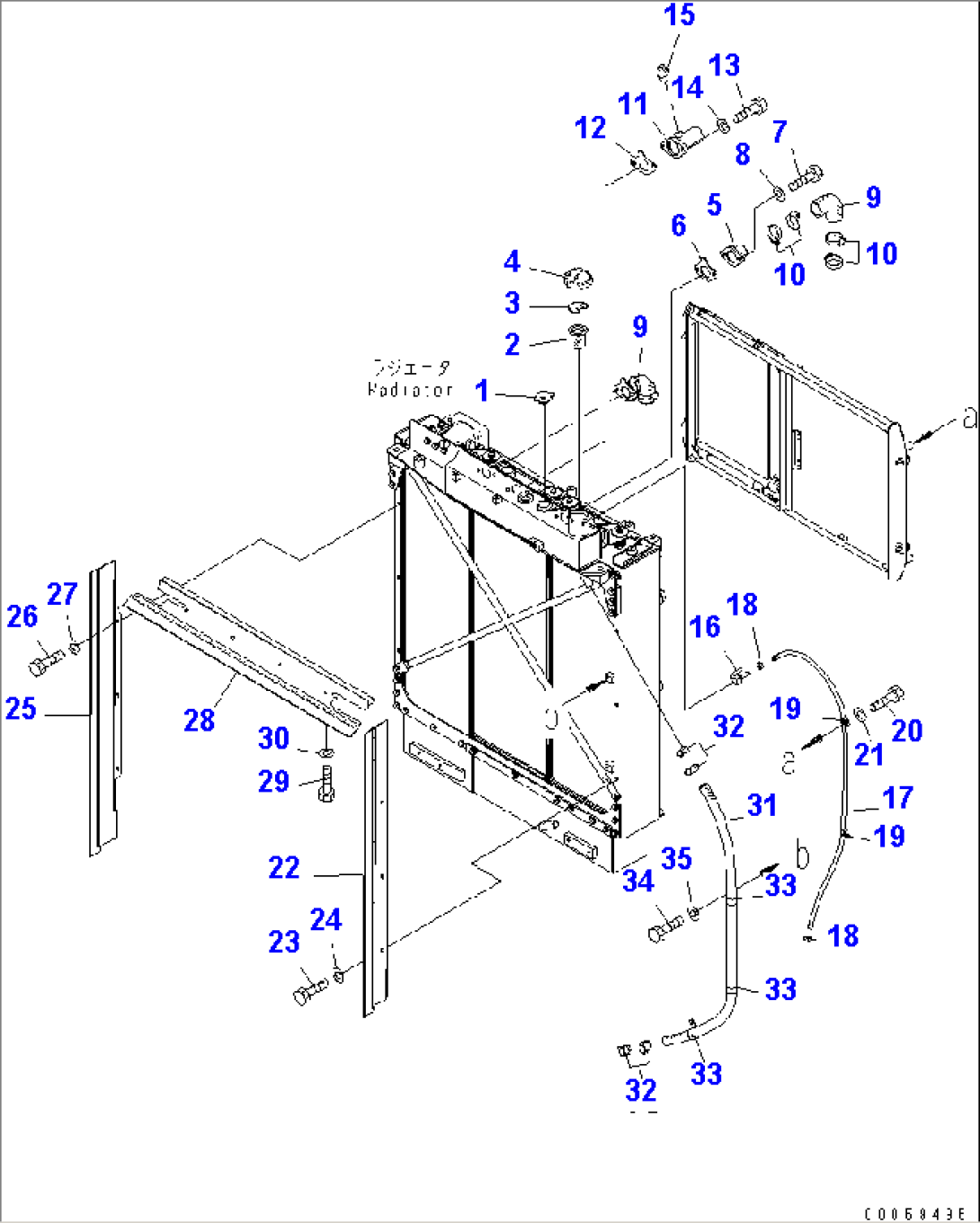 COOLING (CONDENSER) (FOR LANDFILL SPEC.)(#80001-80772)