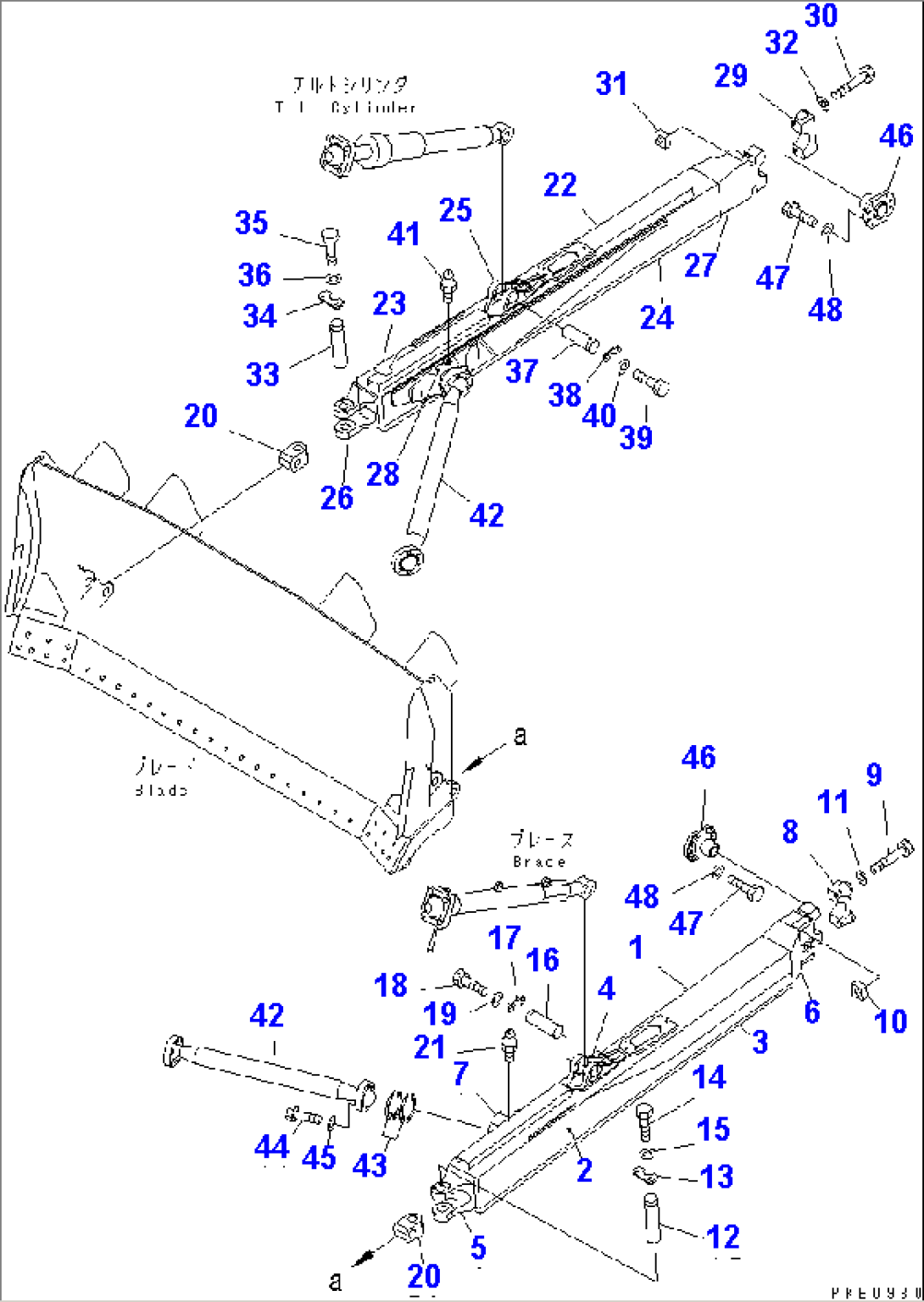 DOZER FRAME (REINFORCED TYPE)