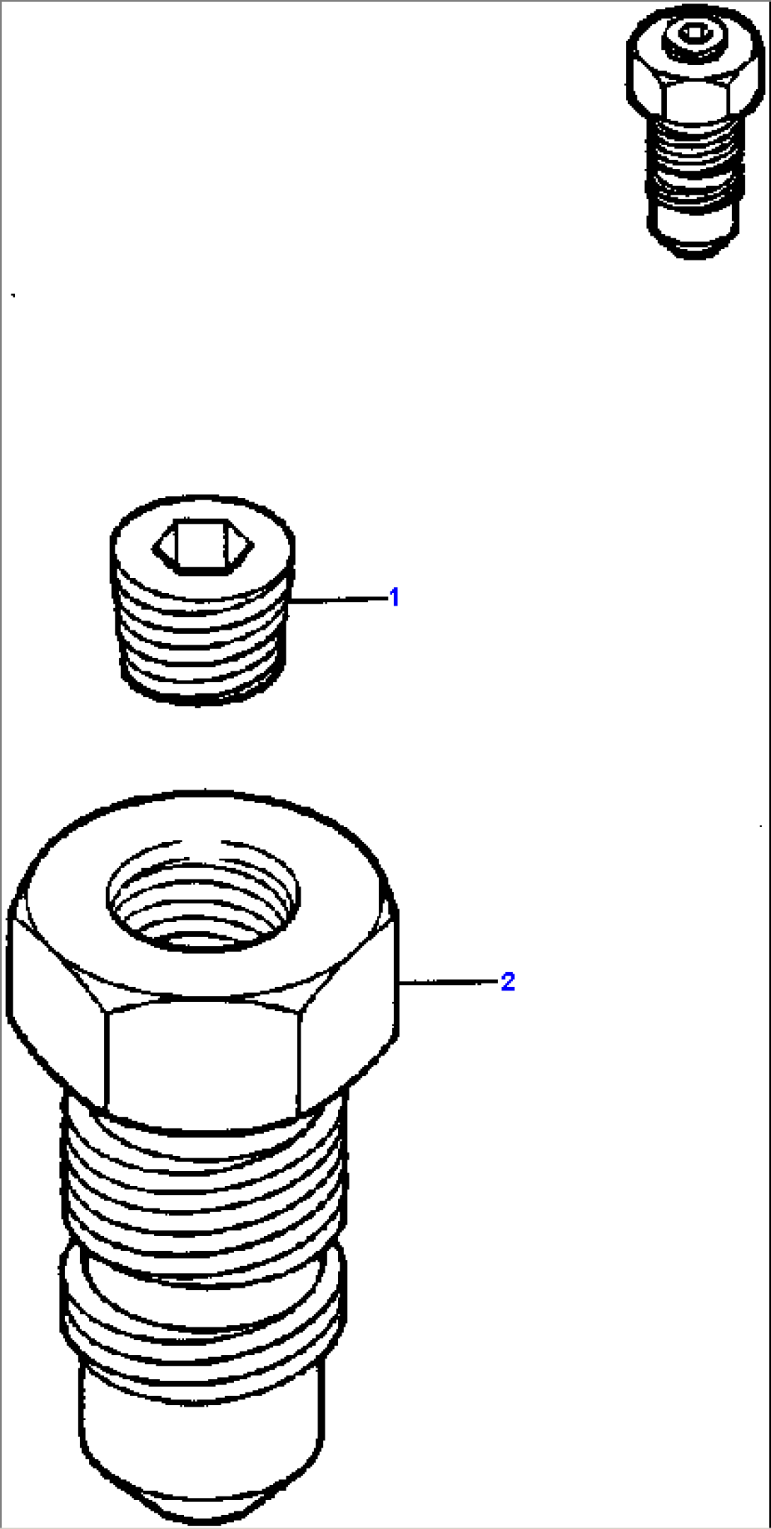 ADJUSTER BLEEDER PLUG - OPTION WITH PLUG 662 779 C1