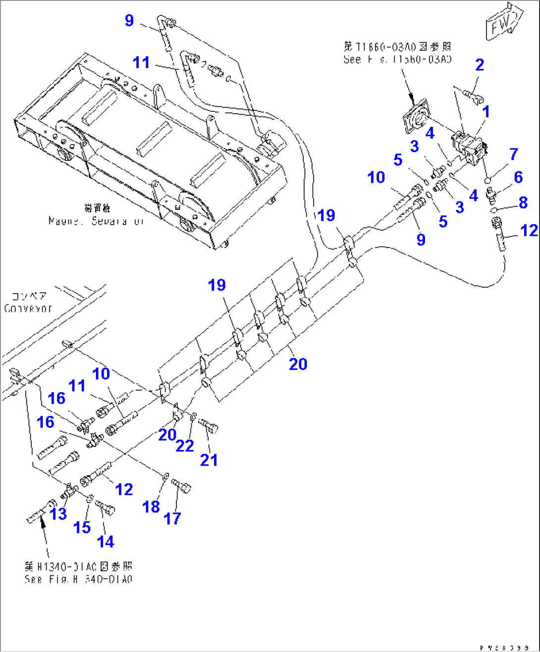 CONVEYOR (INNER PARTS) (MOTOR AND LUBRICATION)