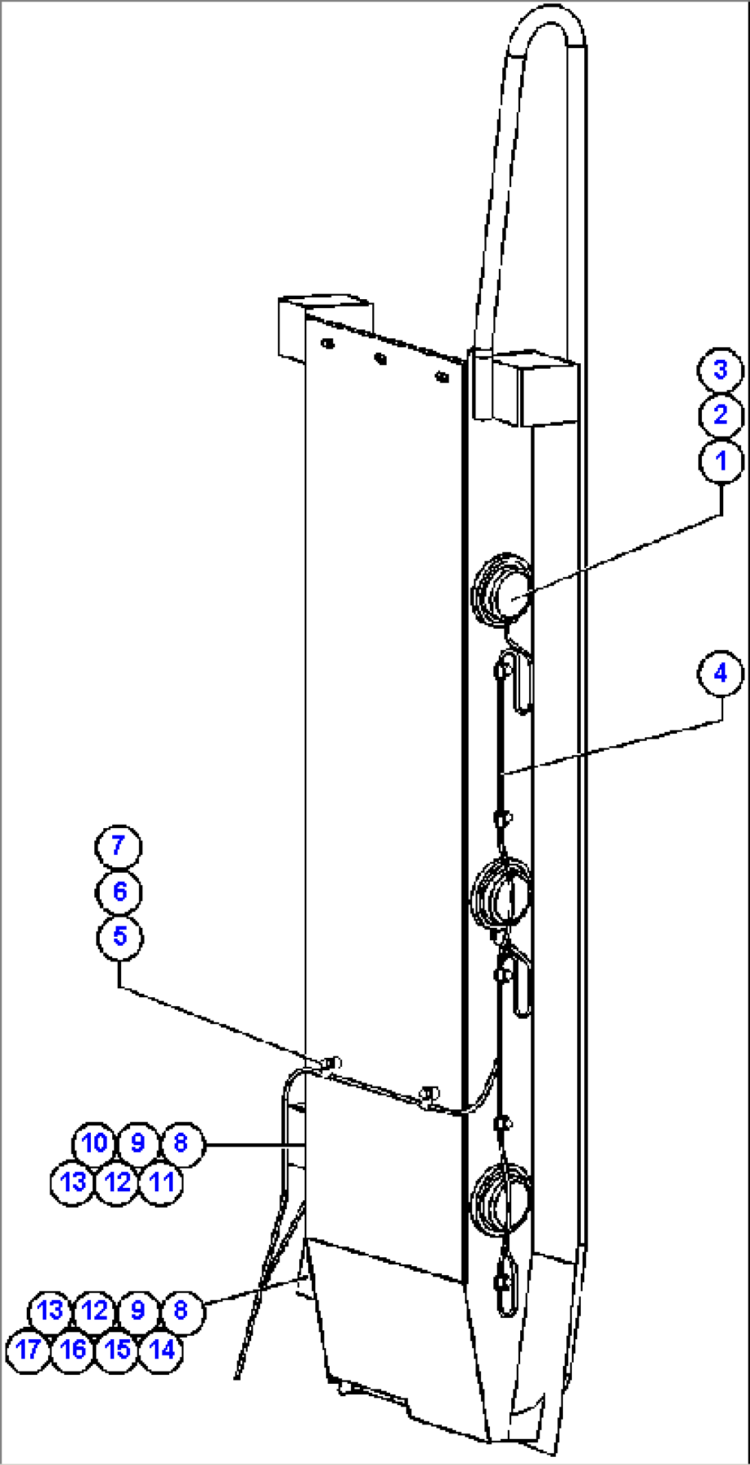 L.H. LADDER LIGHT INSTALLATION