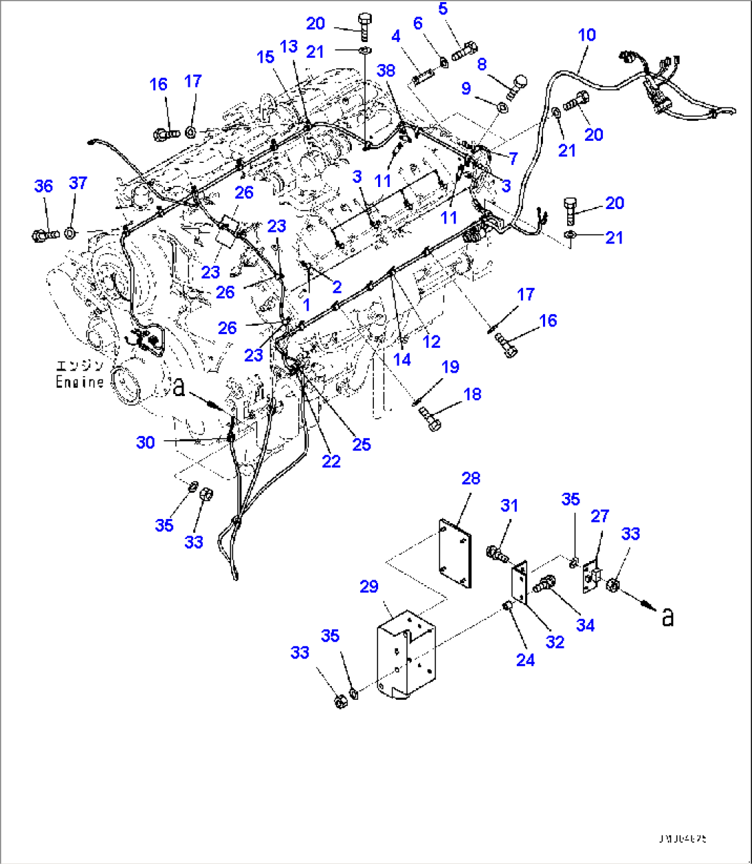 Engine Related Parts, Wiring Harness (#80138-)