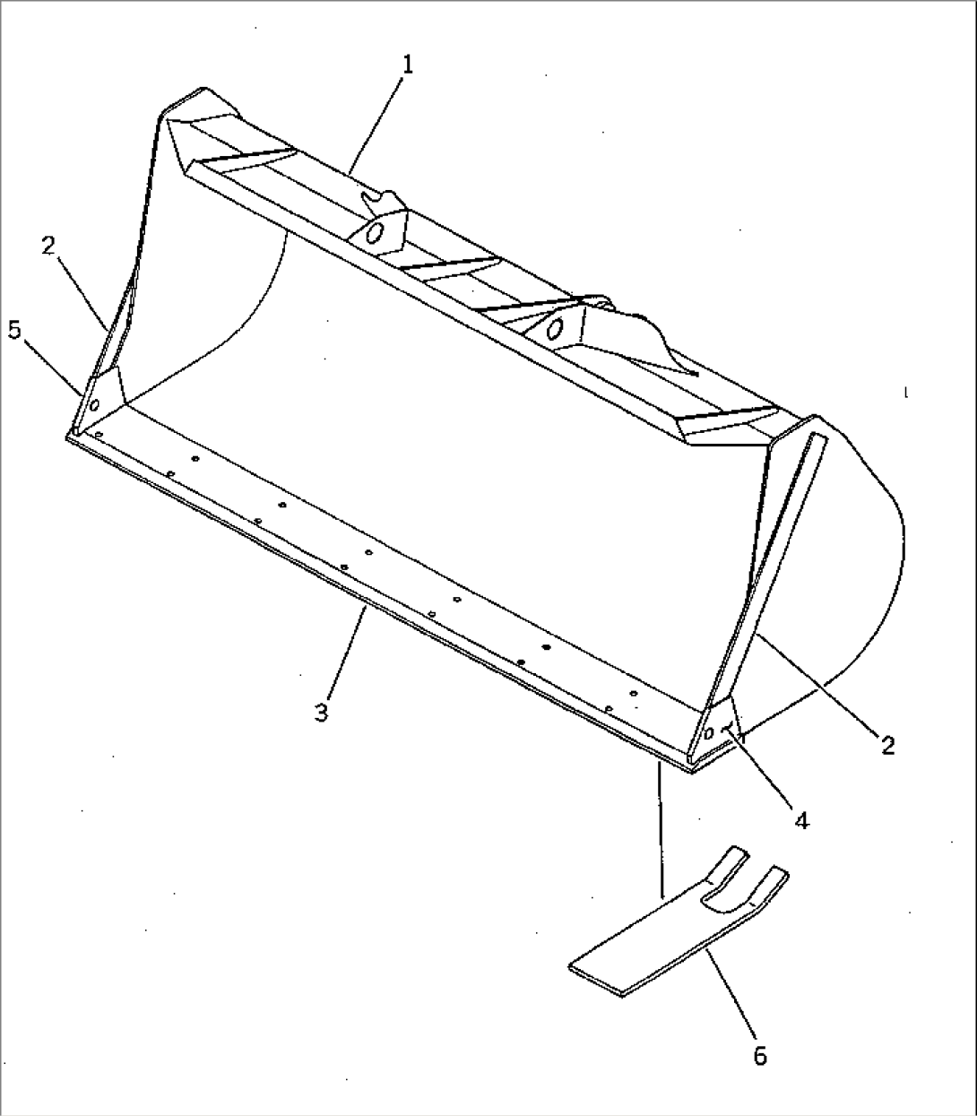 EXCAVATING BUCKET 1.0M3