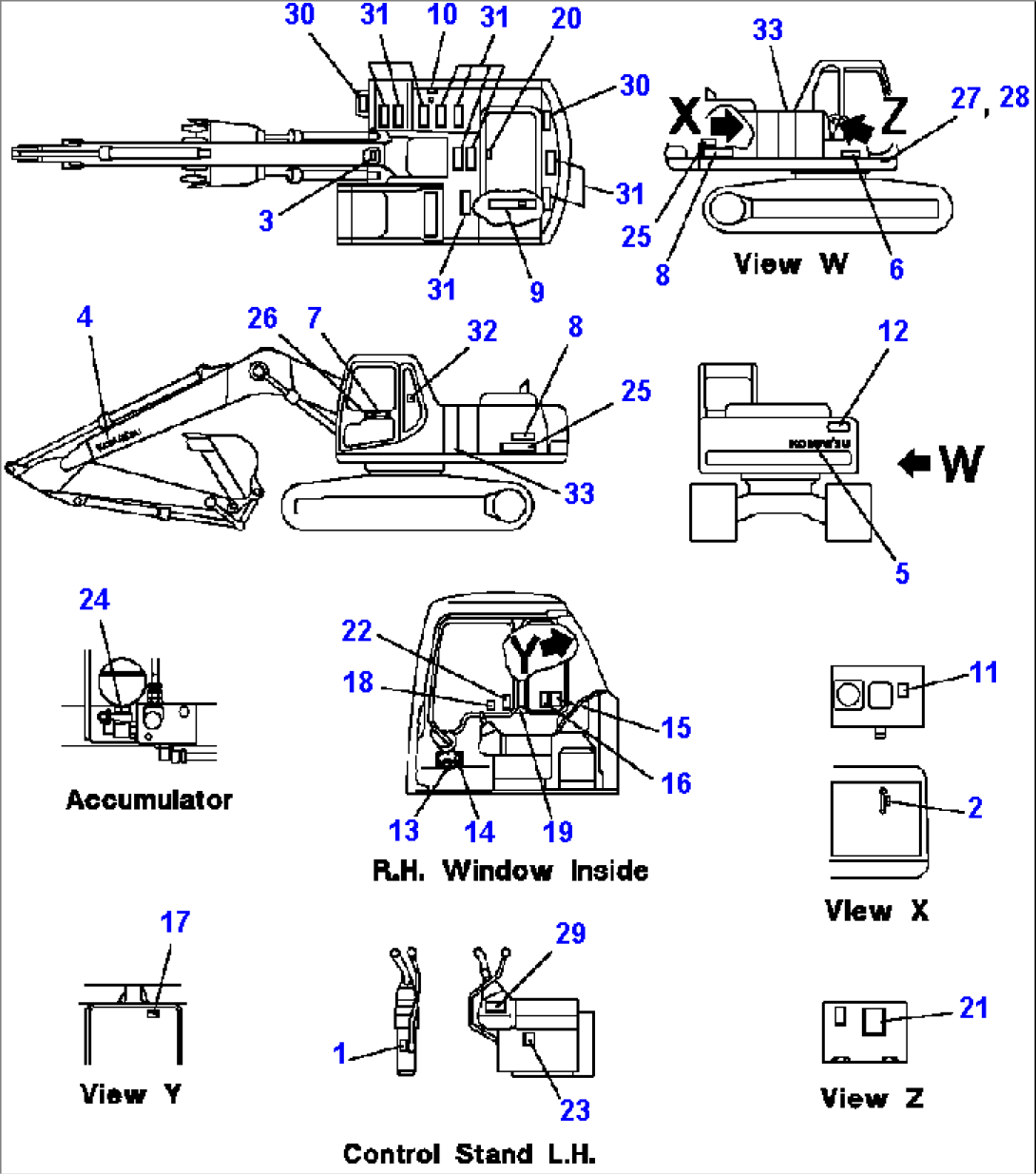 FIG NO. U0100-01A0 DECAL AND PLATE