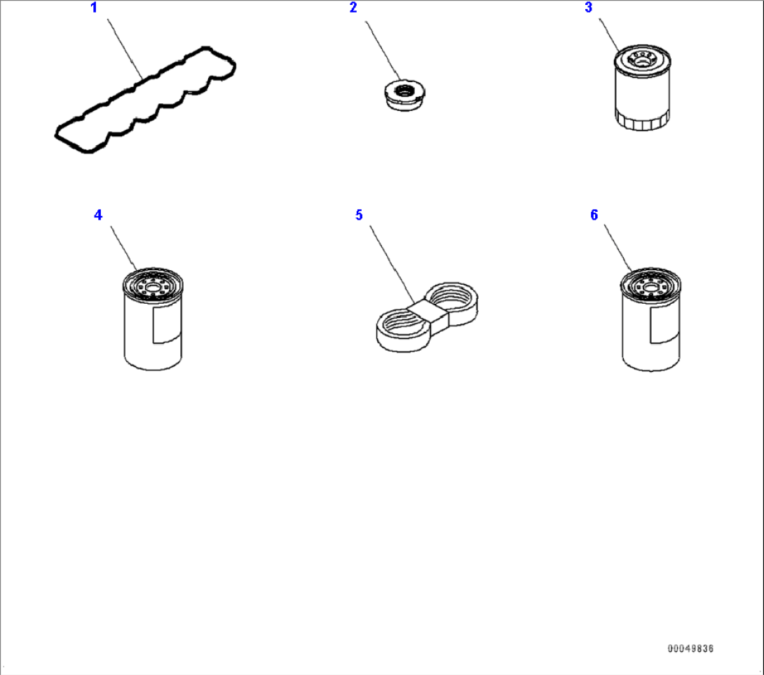 B9999-503001 SPARE PARTS