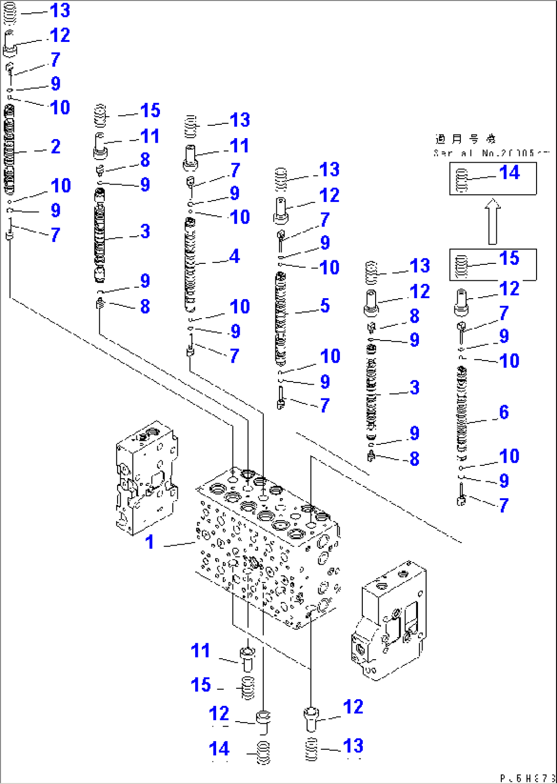 MAIN VALVE (1/16)(#20001-)
