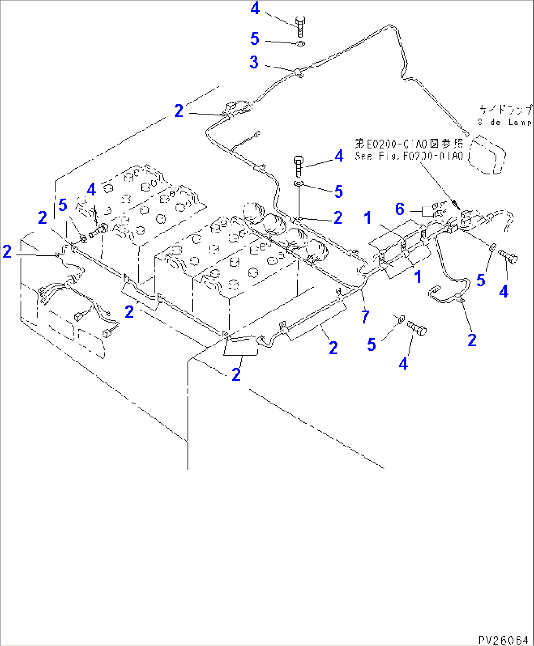 ELECTRICAL SYSTEM (5/7) (PLATFORM R.H.) (ELECTRICAL GOVERNOR)