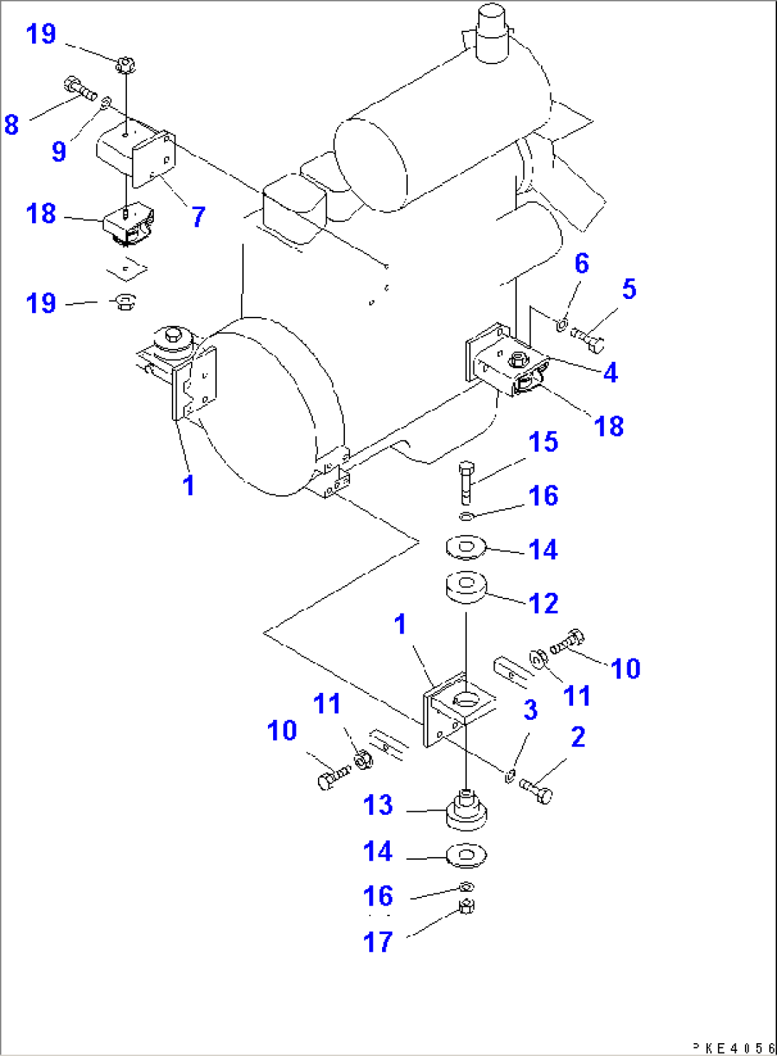ENGINE MOUNTING PARTS(#10001-11500)
