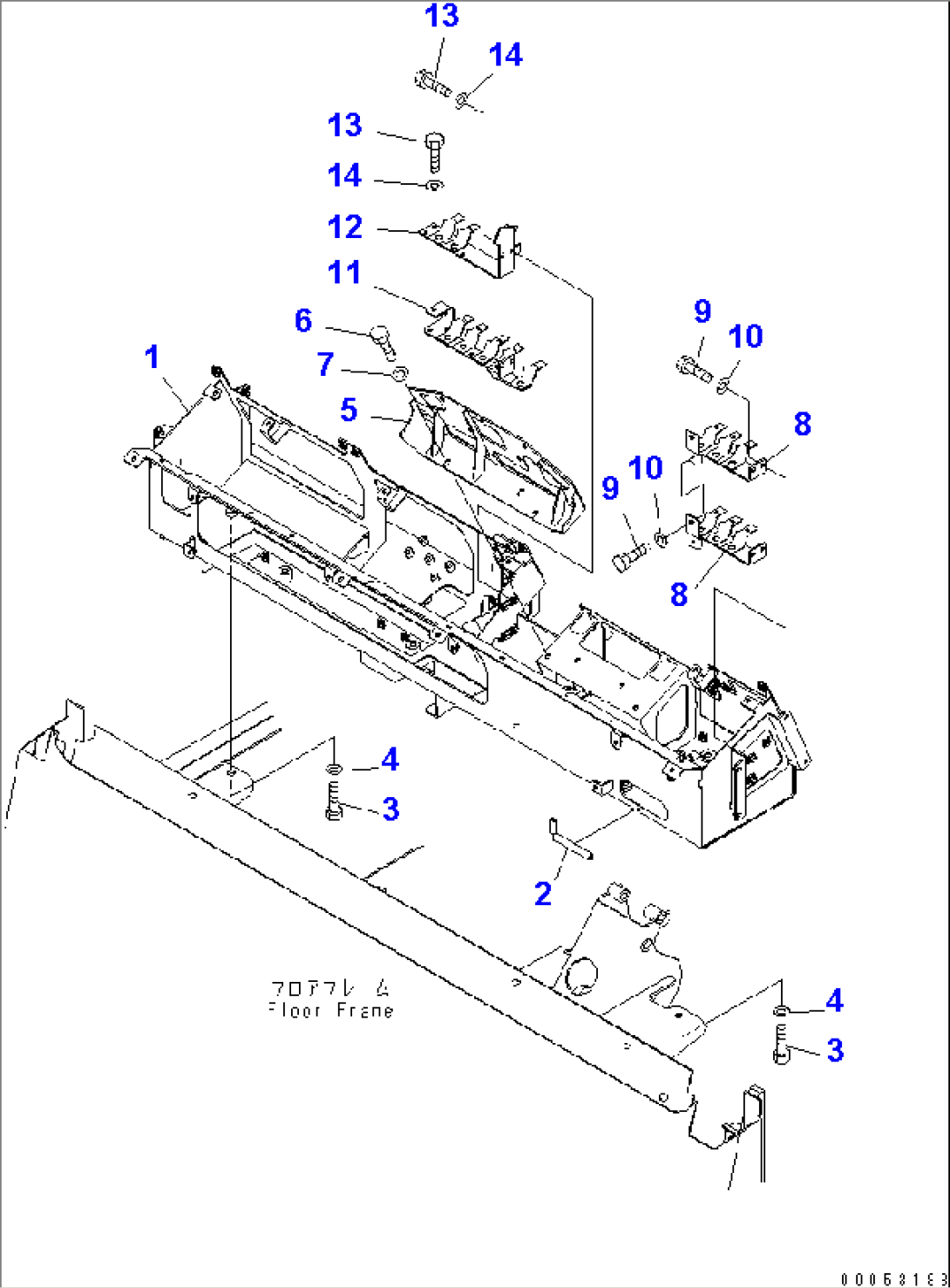 FLOOR (DASHBOARD 1/2)(#3001-)