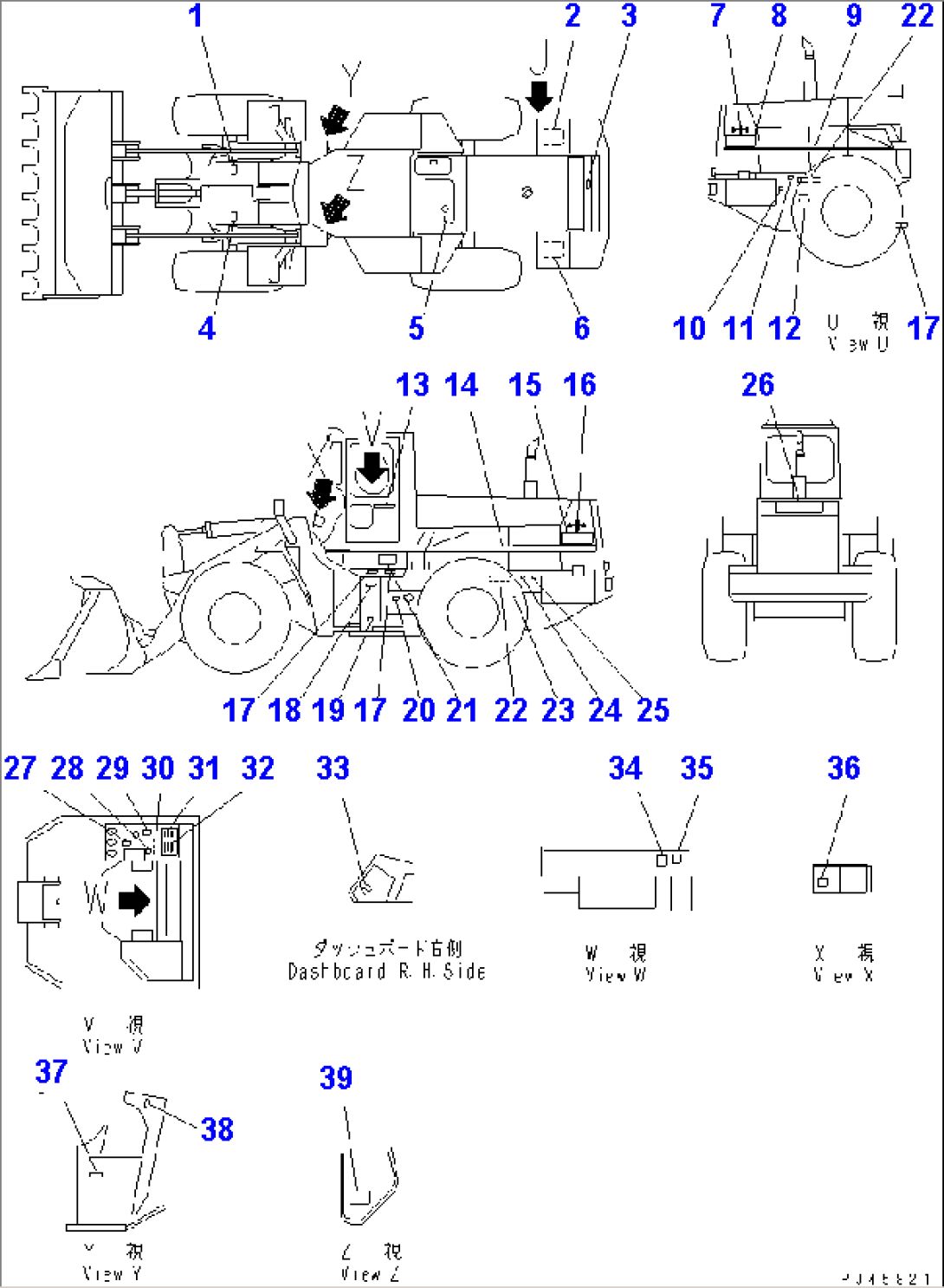 MARKS AND PLATES (ENGLISH)(#20001-)