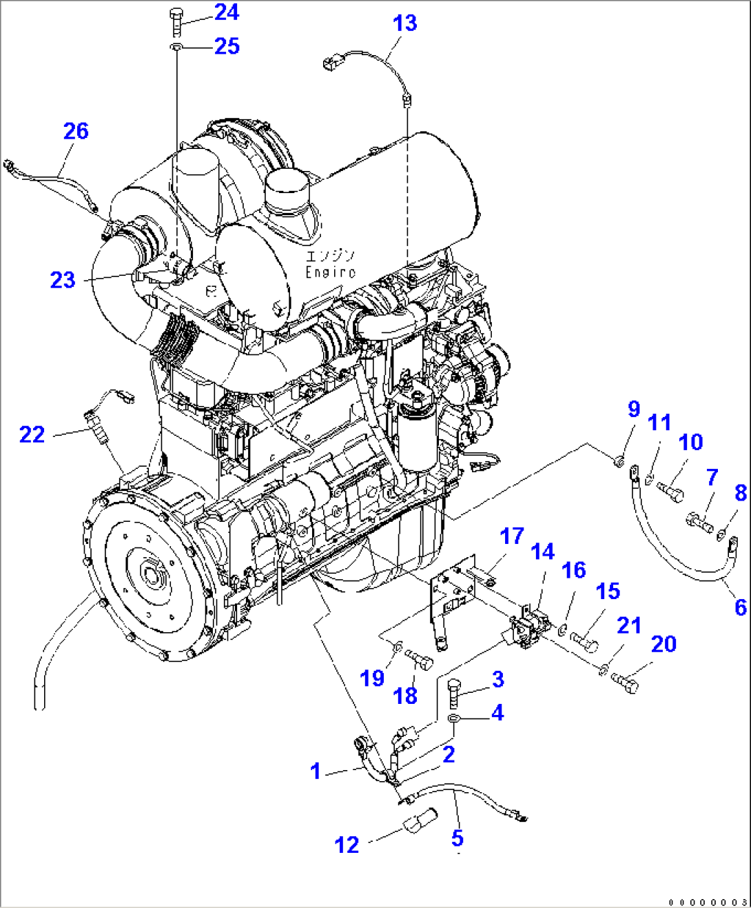 ENGINE HARNESS (2/2) (STARTER HARNESS AND SENSOR)