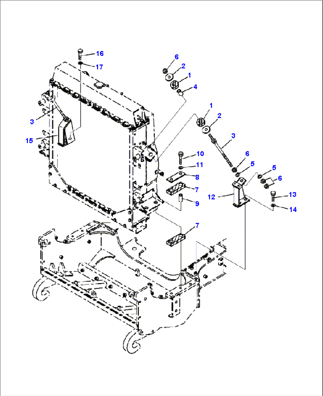 C0110-05A0 RADIATOR MOUNTING