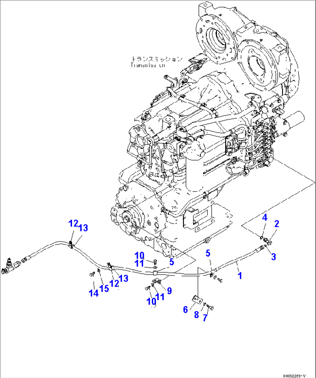TORQUE CONVERTER AND TRANSMISSION (PARKING LINE)(#90001-)