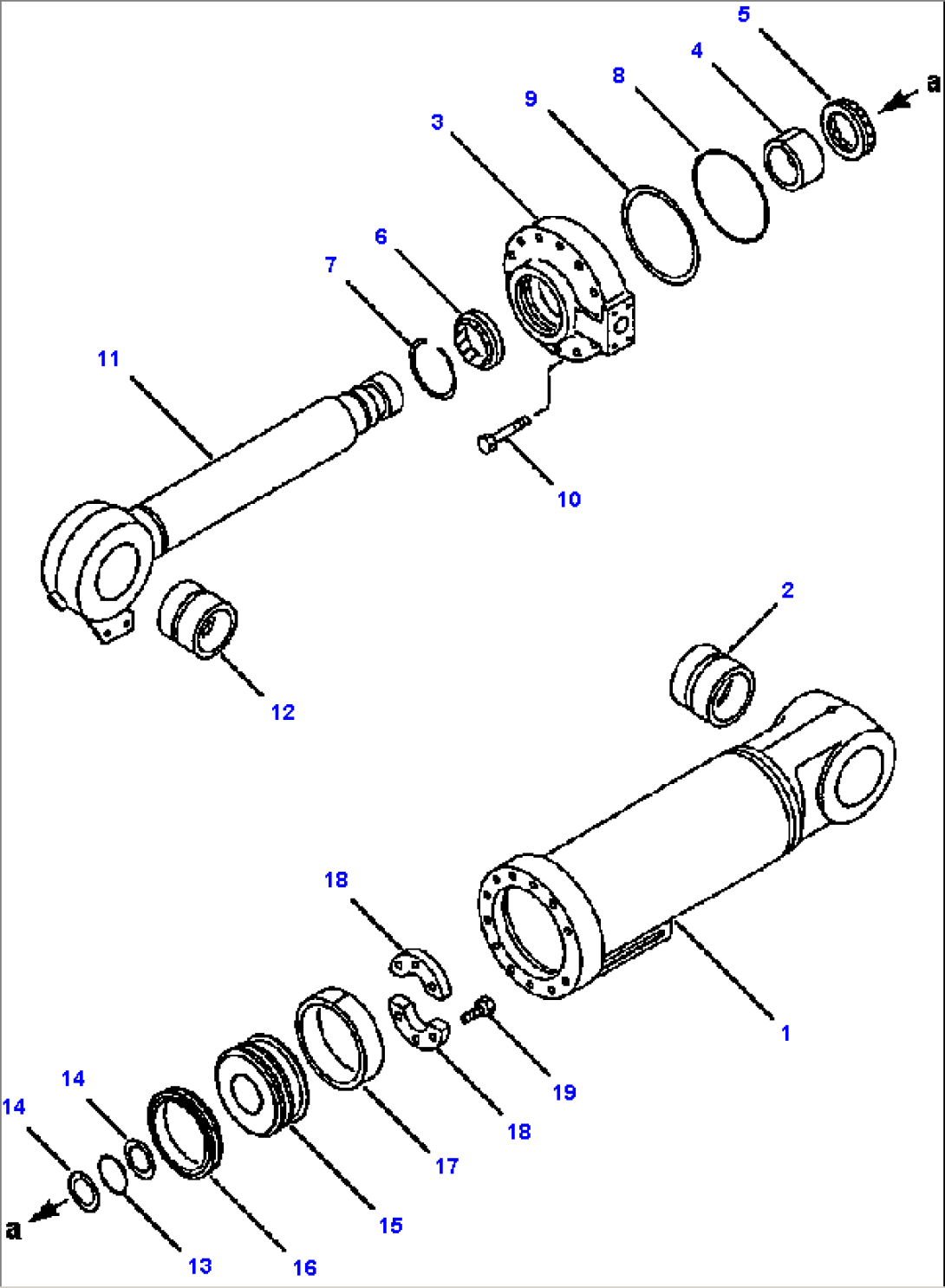 FIG NO. 6311 DUMP CYLINDER